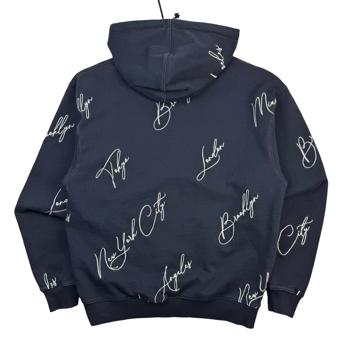 Kith City Script Hoodie Dark Navy