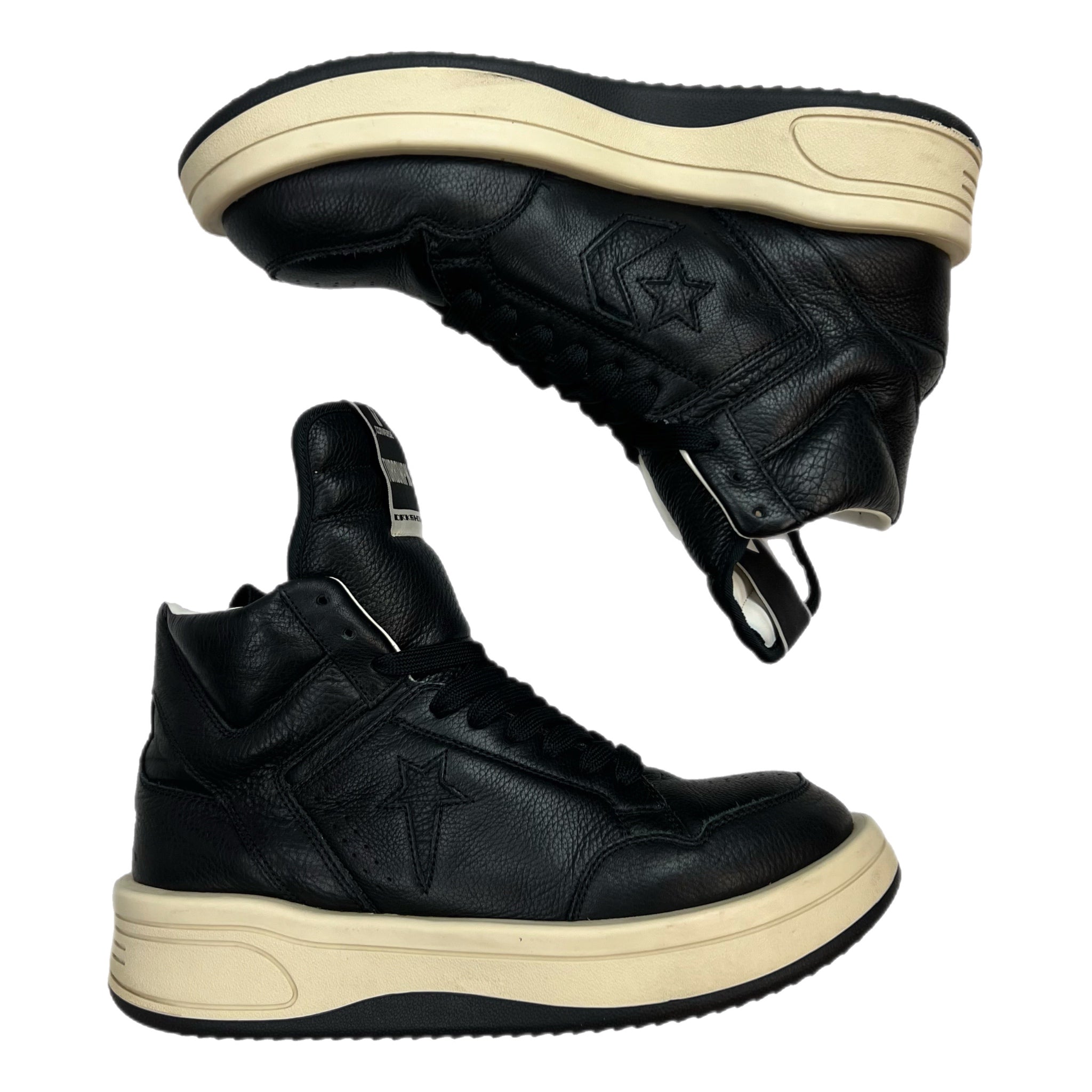 Rick Owens DRKSHDW x Converse TURBOWPN Mid Black (Used)