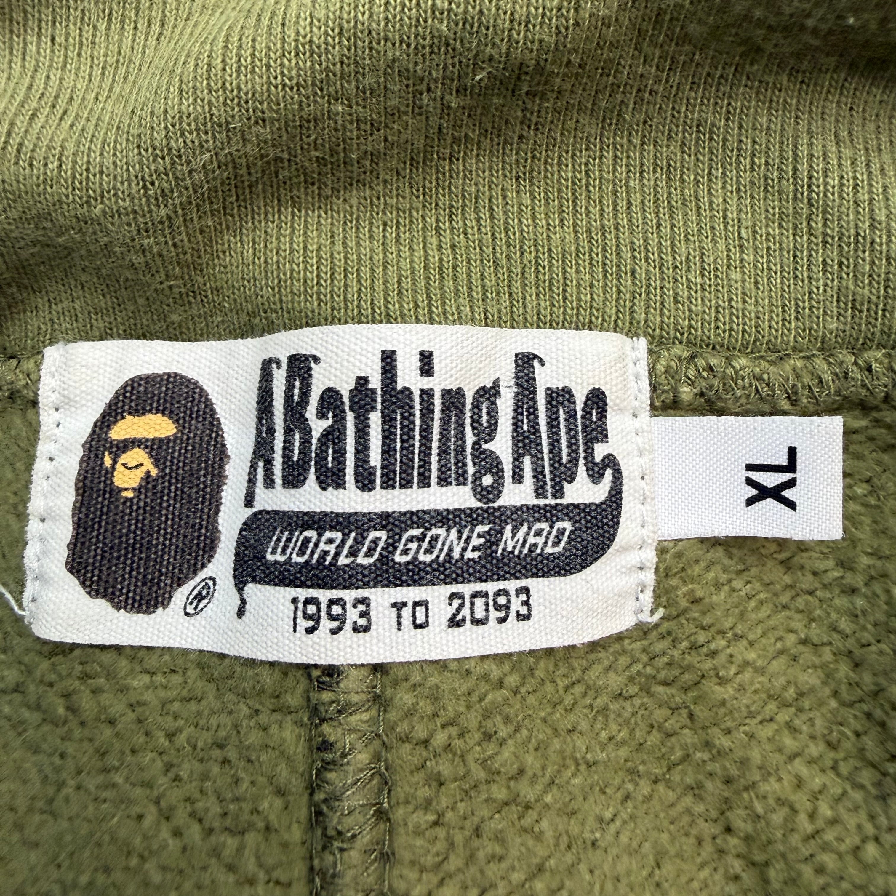 Bape 1st Camo Shark Sweatpants Green