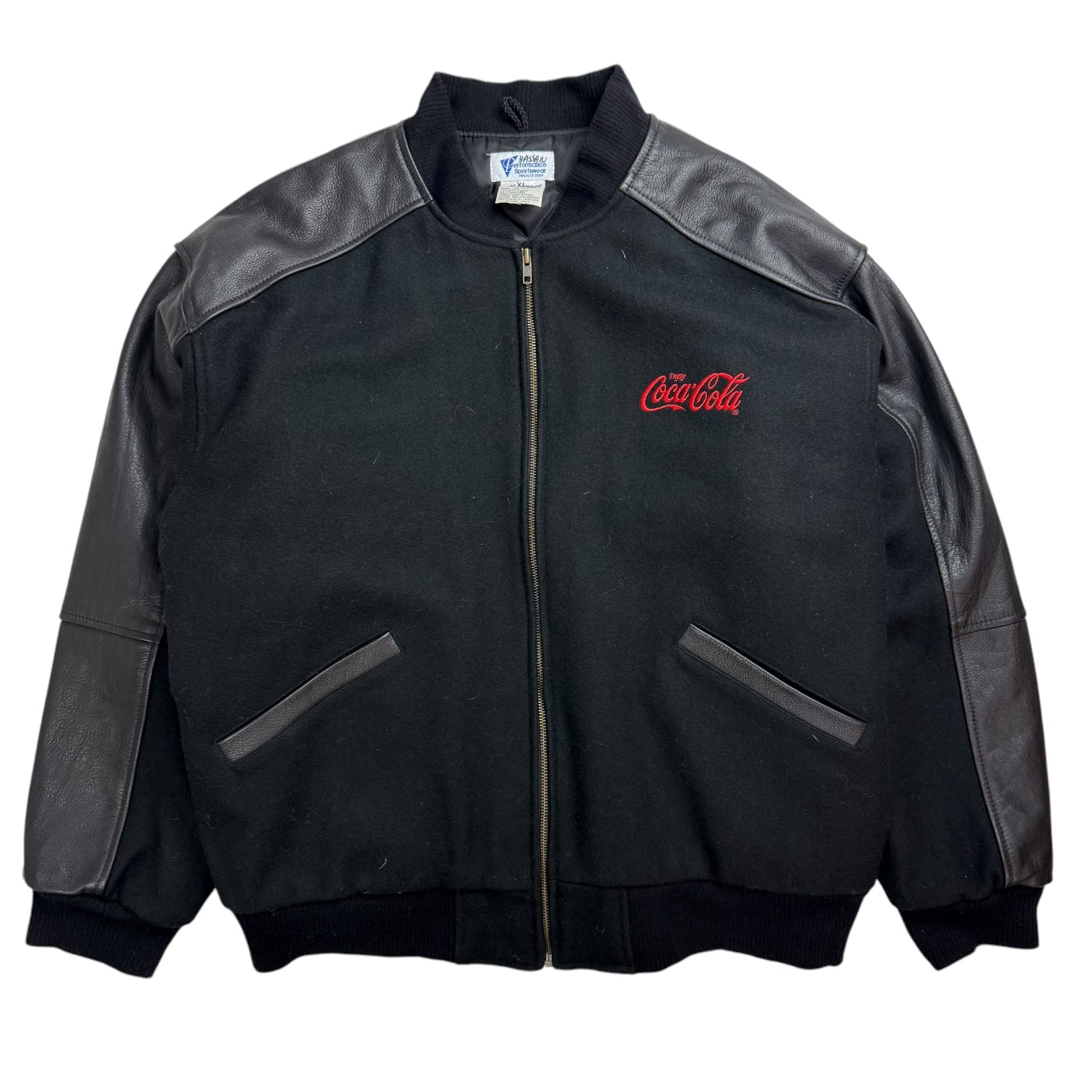 1996 Atlanta Olympics Coca Cola Bomber Jacket Black