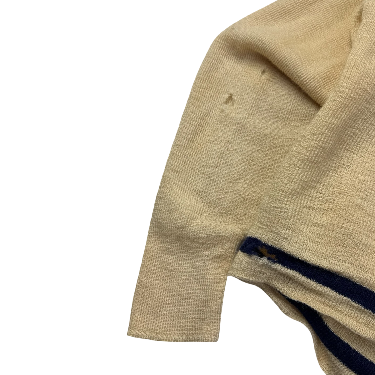 True Vintage Caldwell Pure Wool Knit Cardigan Distressed