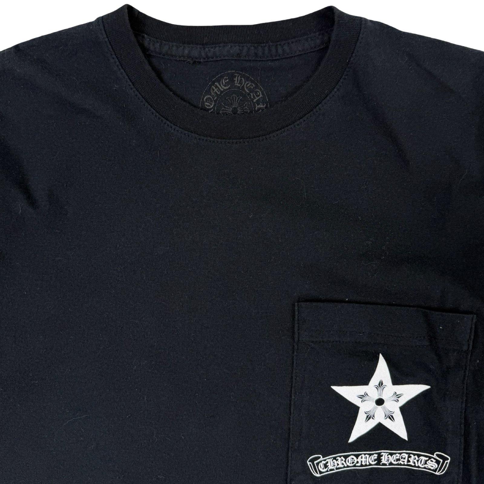 Chrome Hearts Shuriken Ninja Star Pocket Logo T-Shirt Black