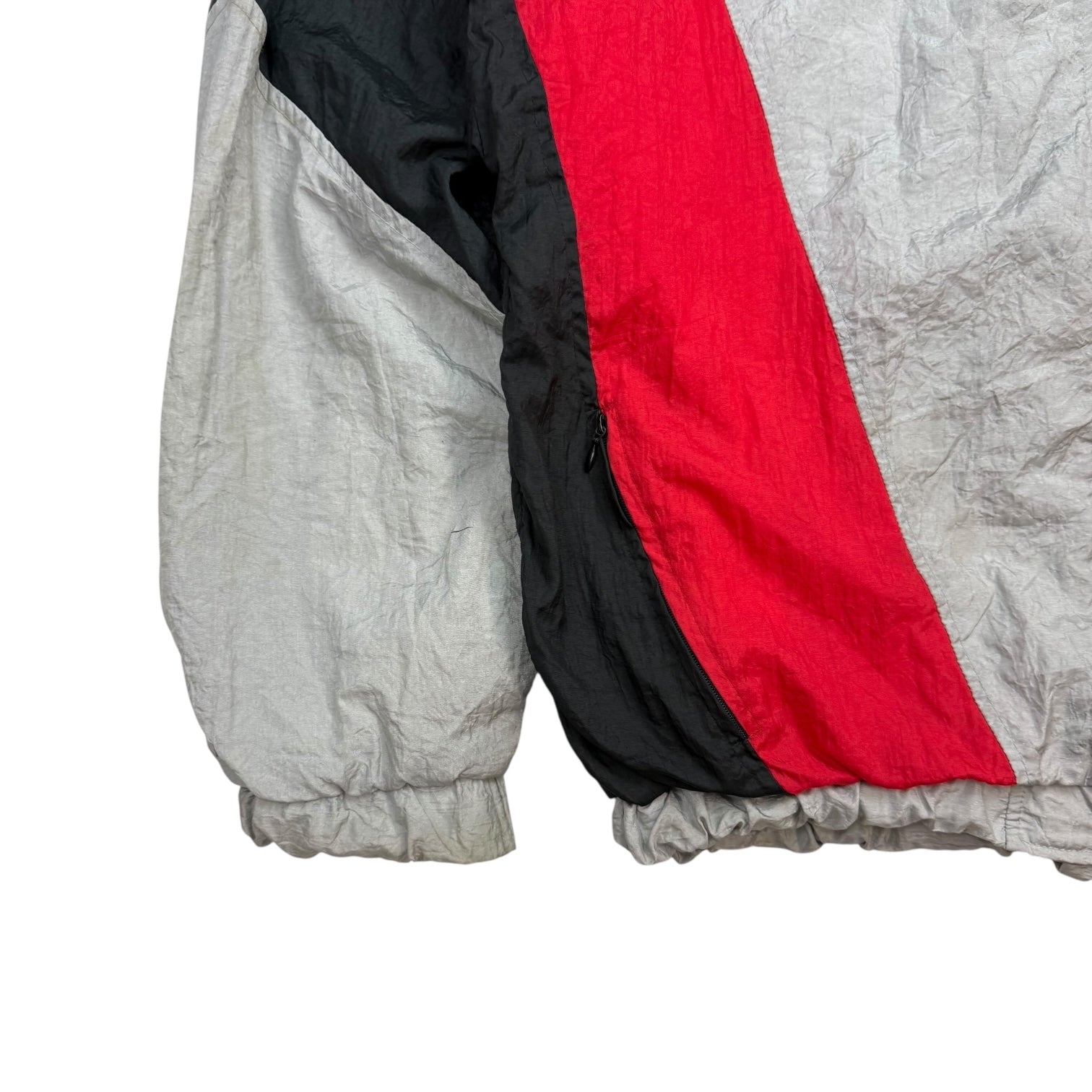 Vintage Givenchy Active Sports Track Jacket Red/Grey