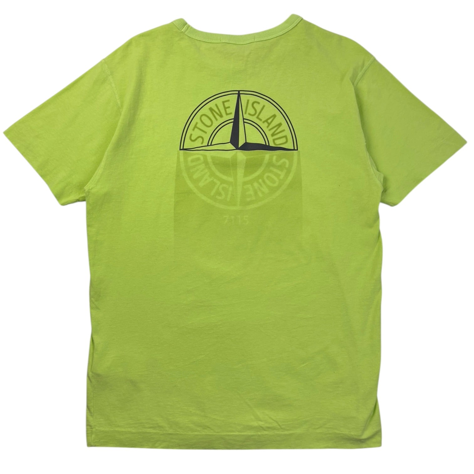 Stone Island Reflective Badge T-shirt Green