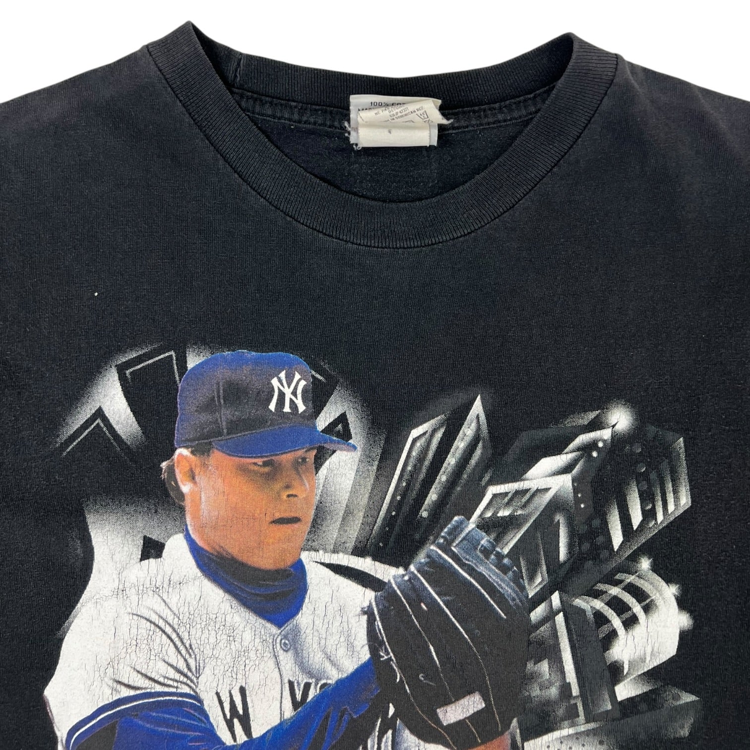 Vintage 1999 Roger Clemens Yankees T-Shirt Black