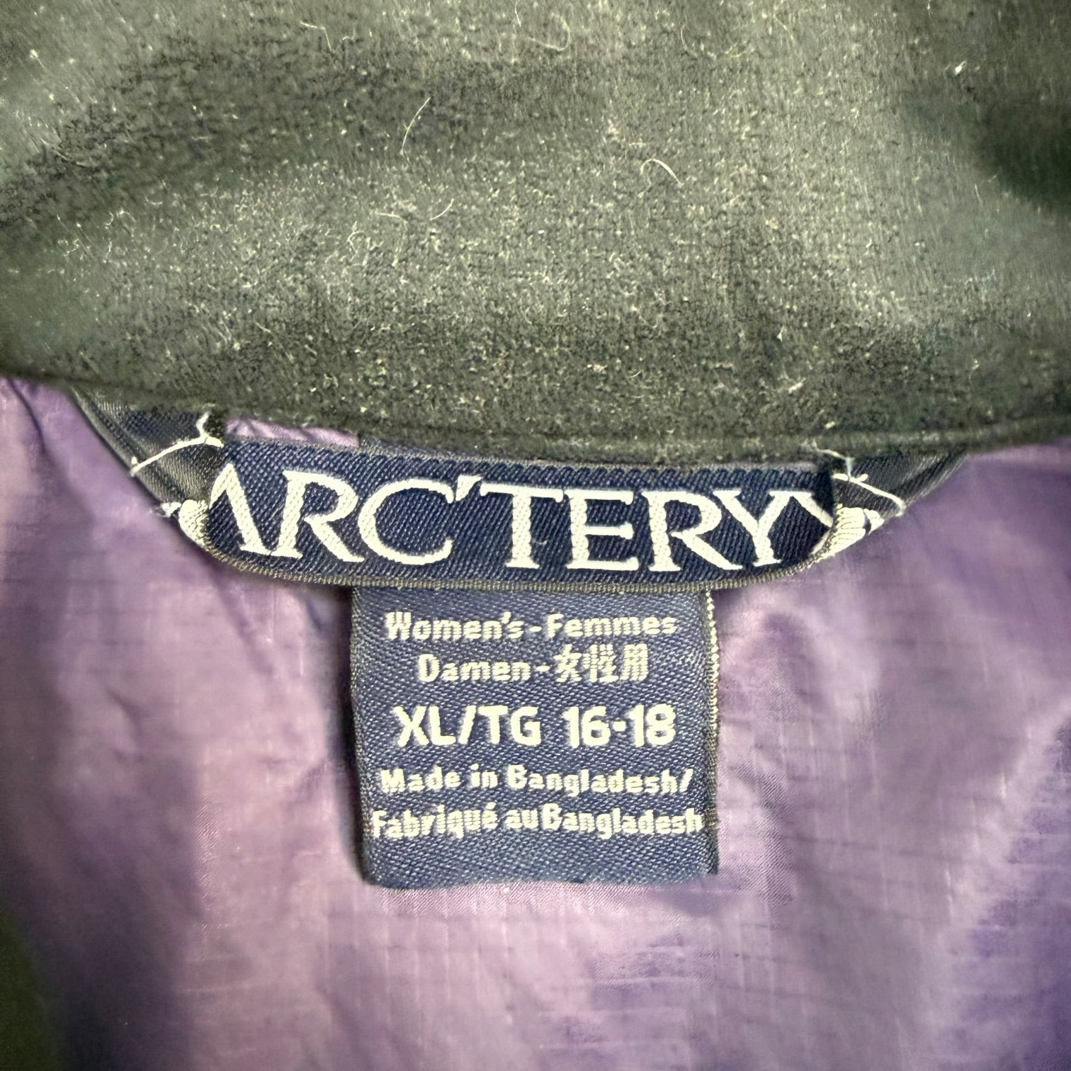 (W) Arc’teryx Atom LT Jacket Purple
