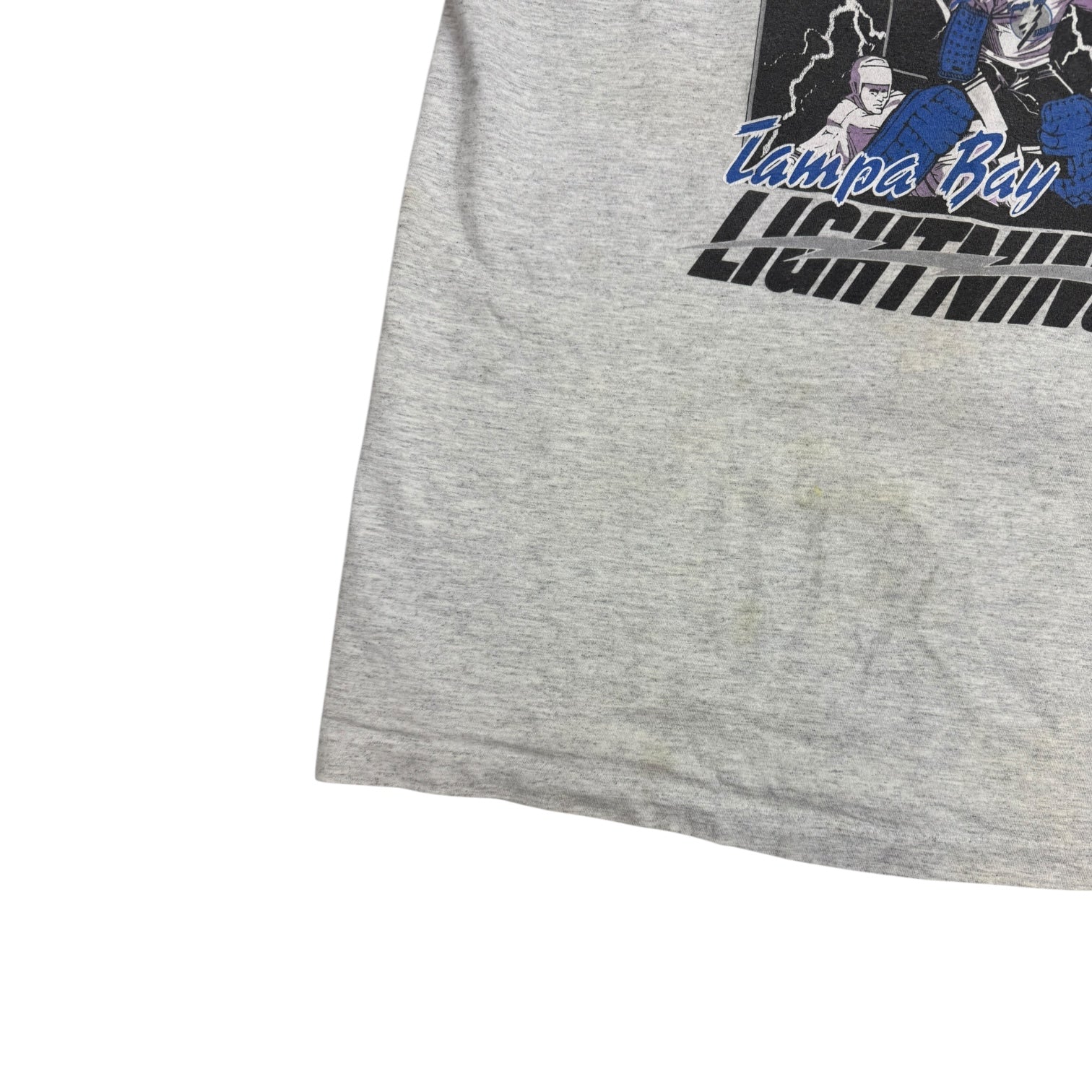 Vintage Tampa Bay Lightning T-Shirt Grey