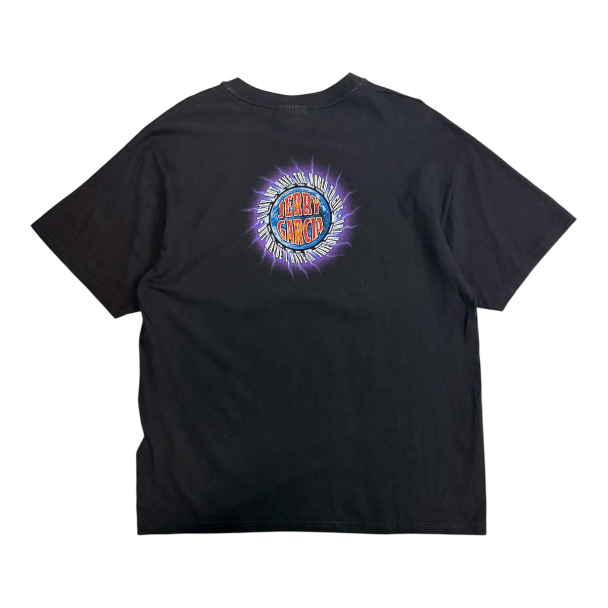 Vintage 1993 Jerry Garcia “I May Not Have The World To Give But Maybe I Have A Tune Or Two” Band T-Shirt Black