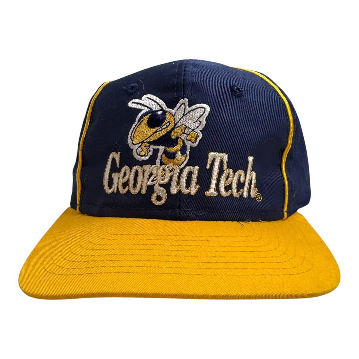Vintage Georgia Tech Yellow Jackets Hat Blue