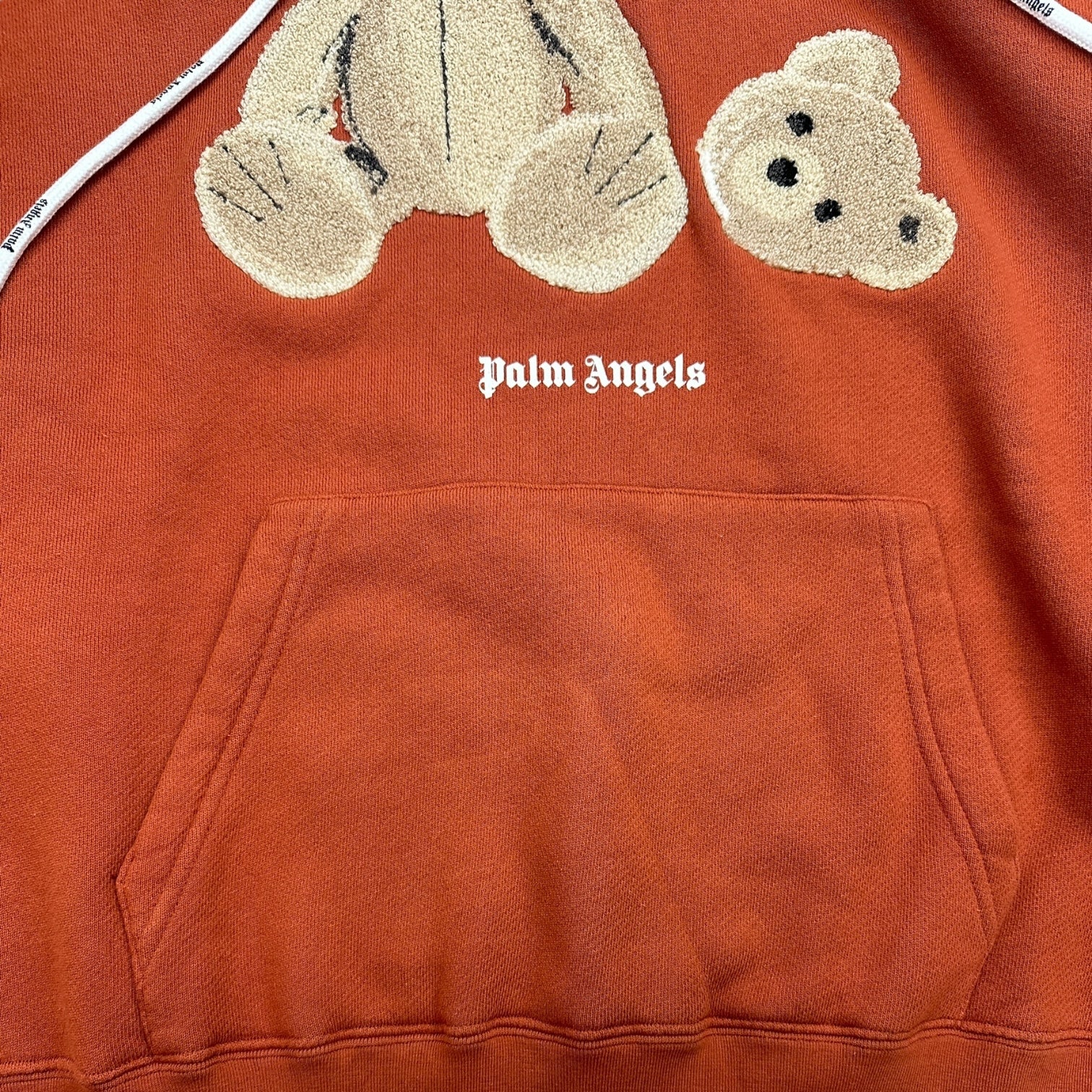 Palm Angels Bear Hoodie Burnt Orange