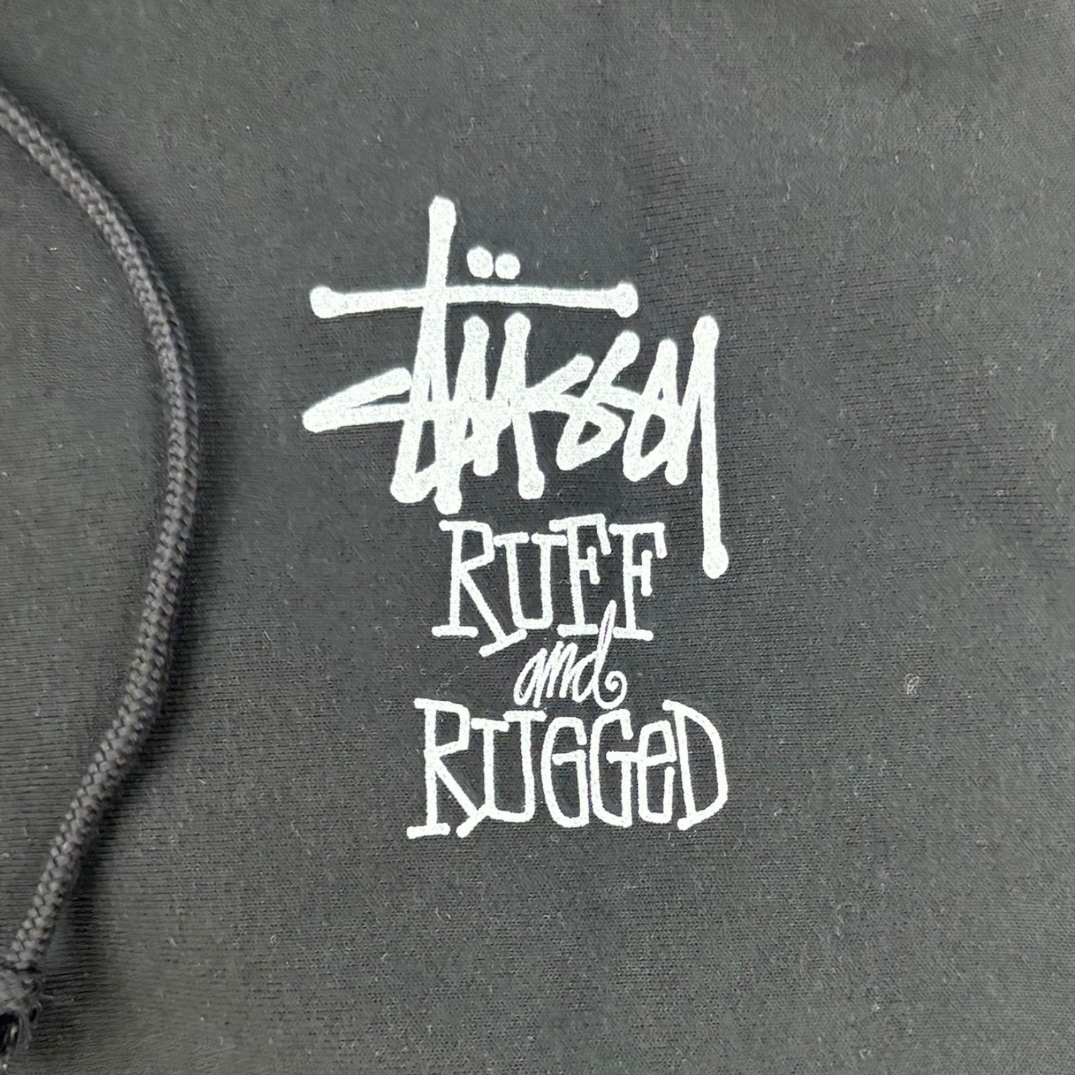 Stussy Well Suited Zip-Up Hoodie Black