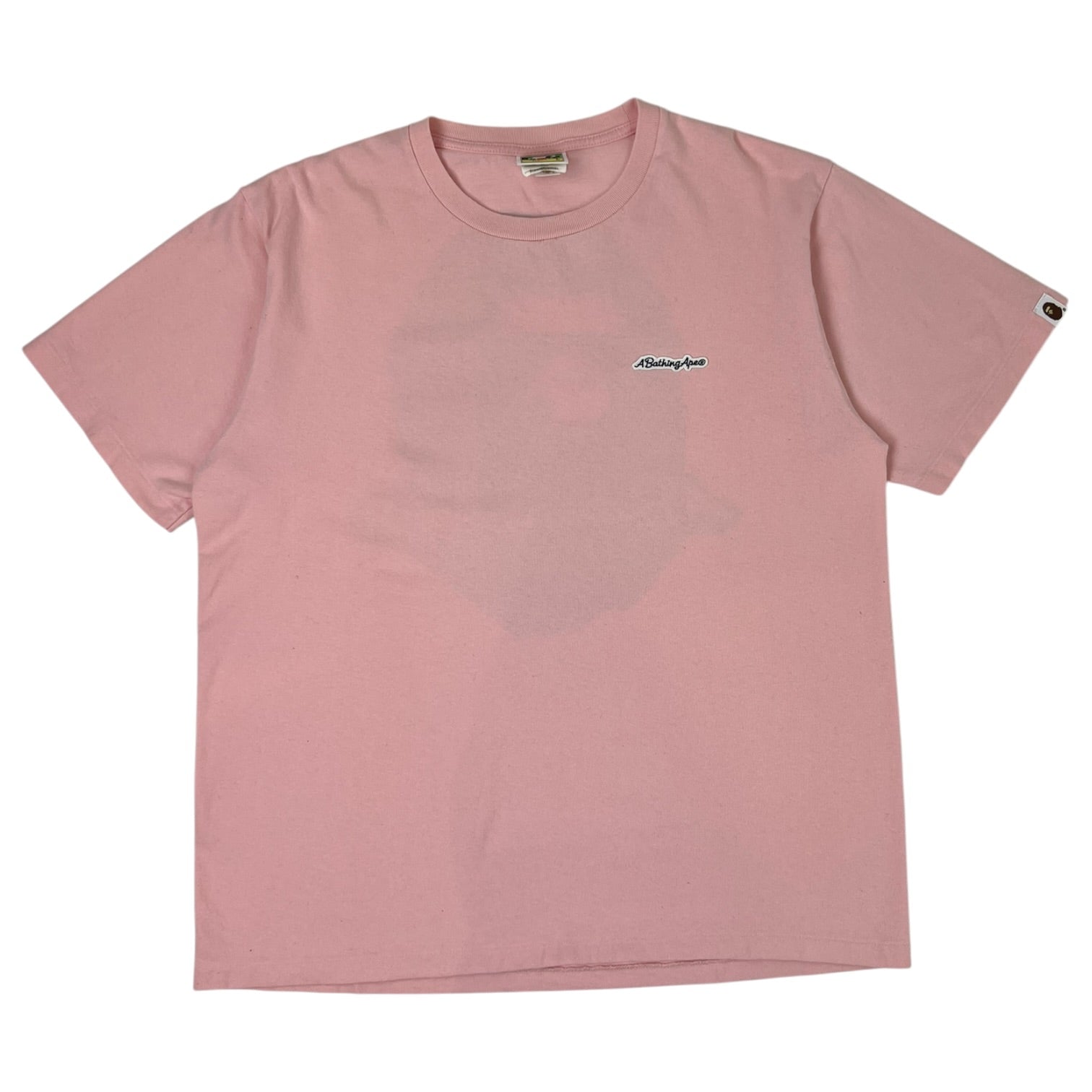 A Bathing Ape One Point Relaxed Fit Tee Pink