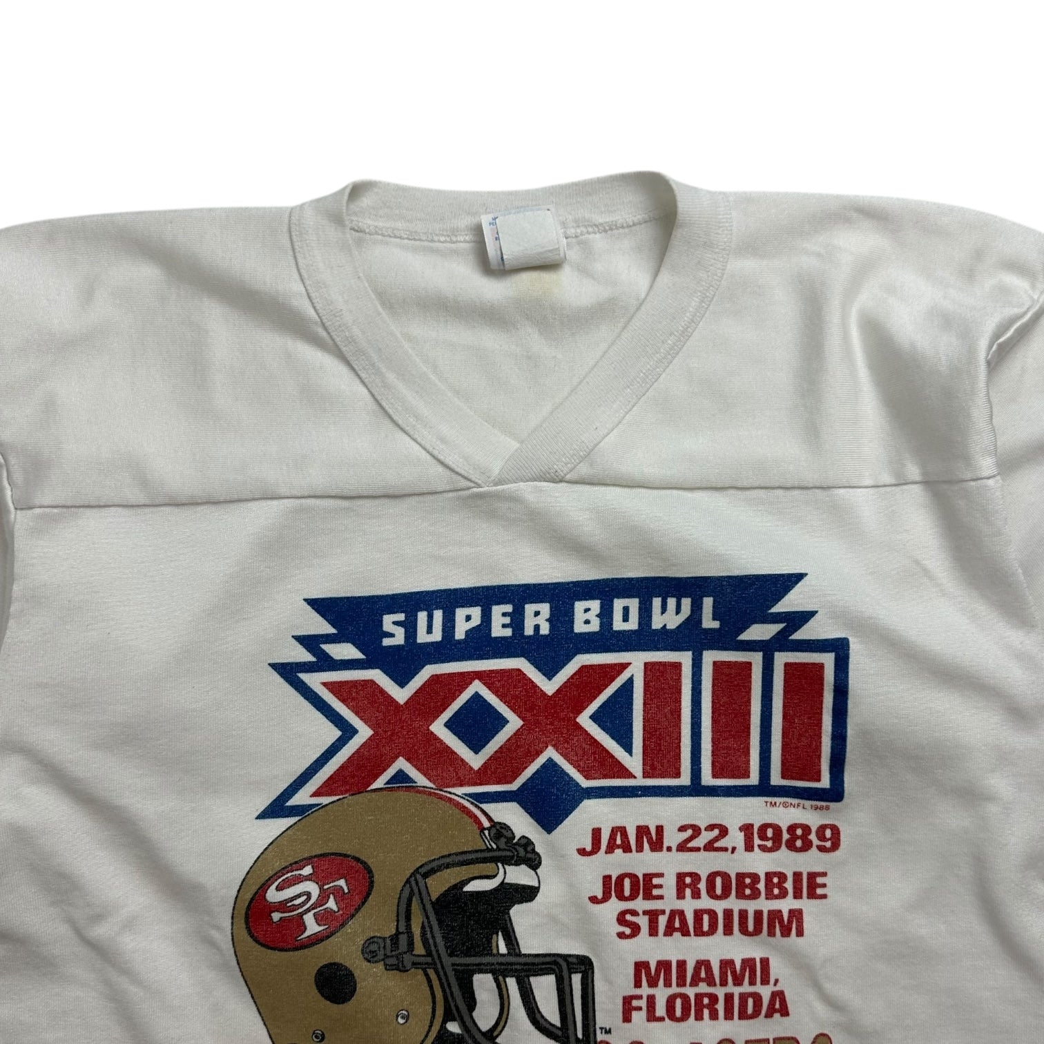 1988 San Francisco 49ers NFC Champs Tee White