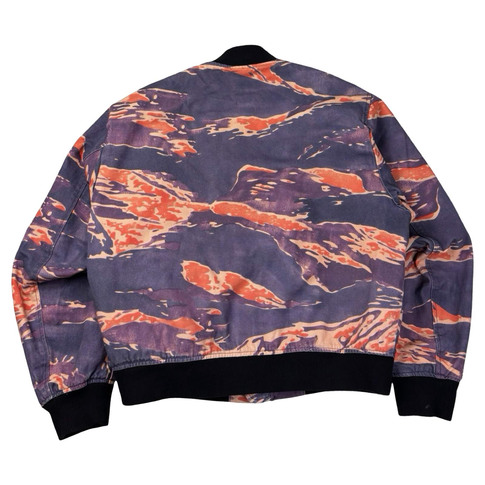 Stussy Tigris Canvas Bomber Jacket Purple