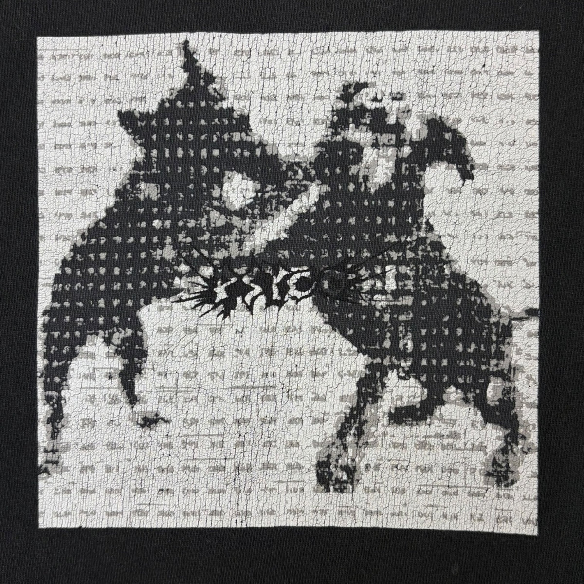 Psyco Dog Graphic T-Shirt Black