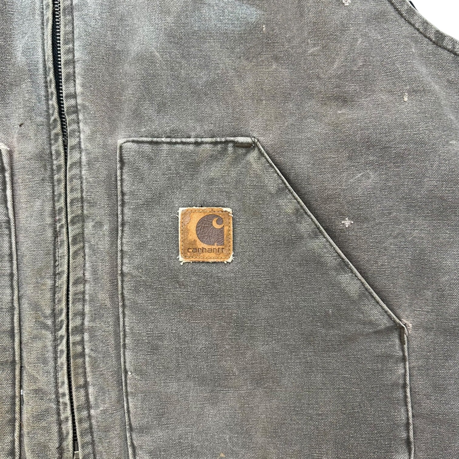 Vintage Carhartt Work Wear Vest Brown