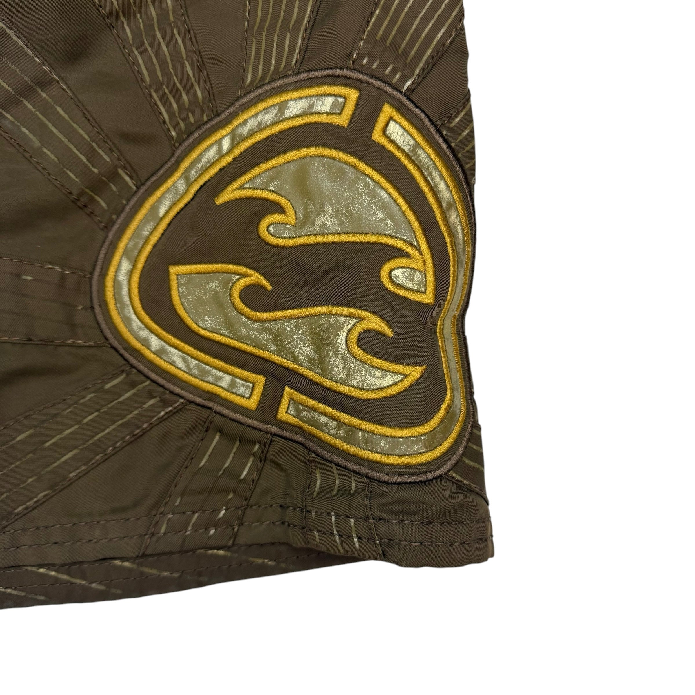 Vintage Billabong Rising Sun Board Shorts Brown