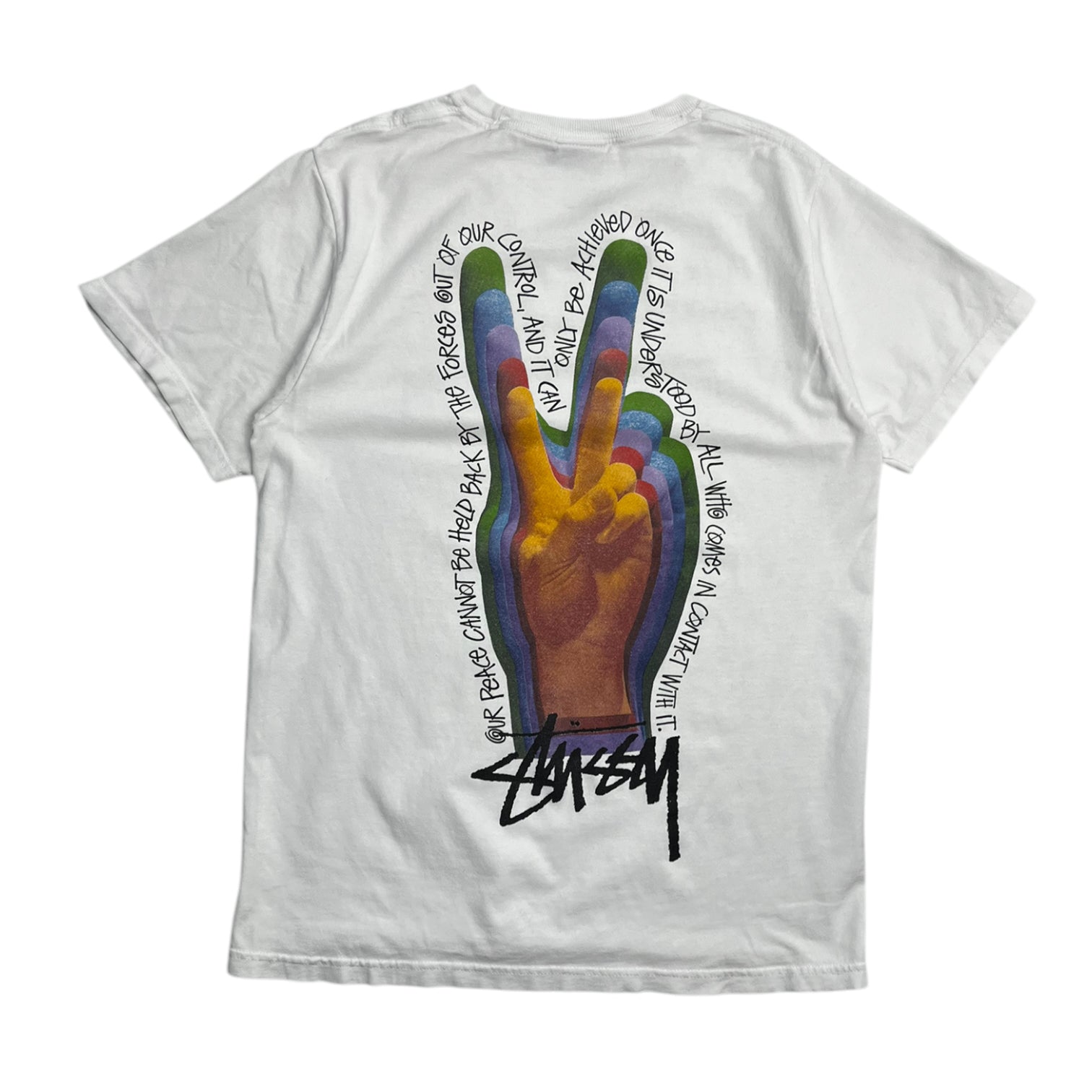 Stussy Our Peace Tee White