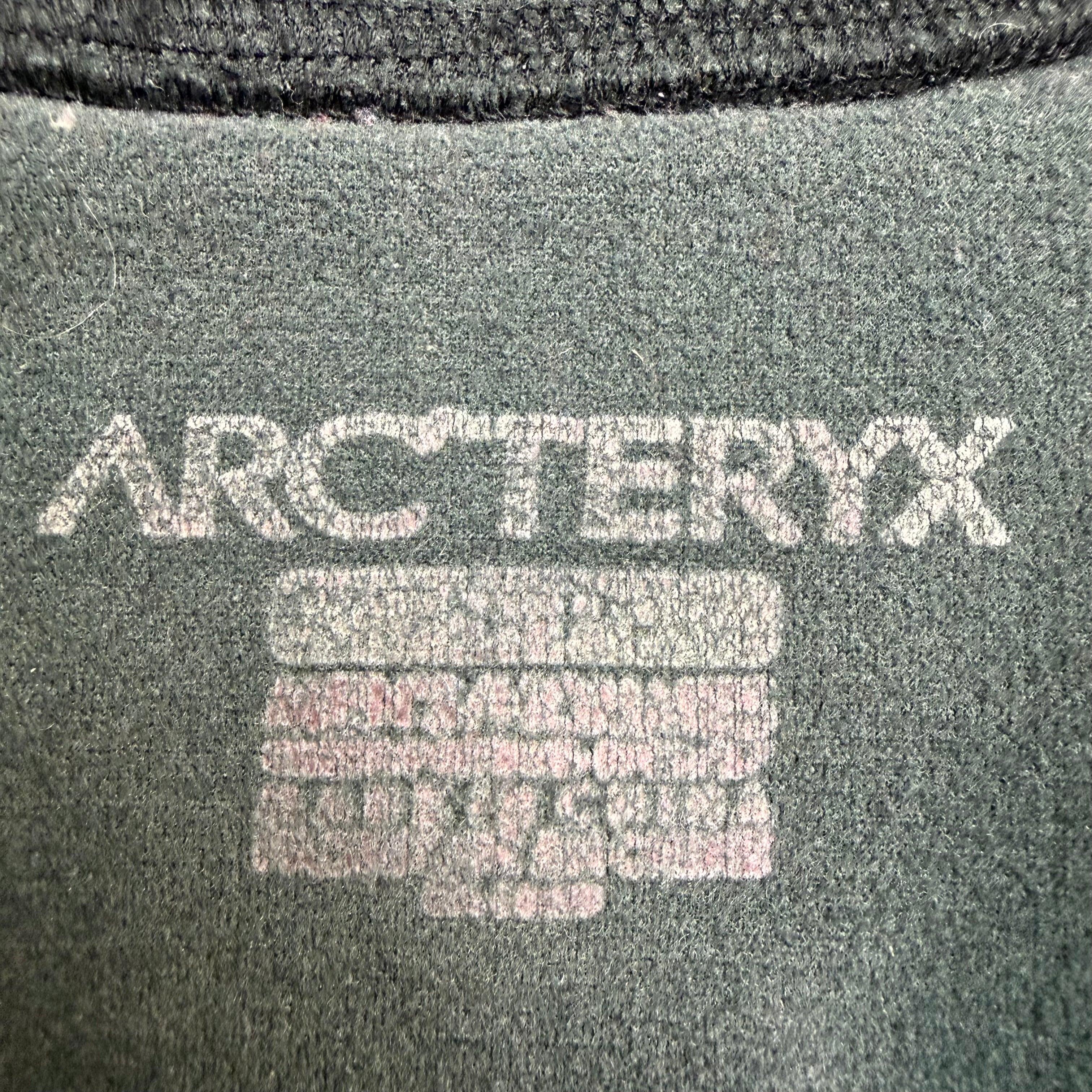 Vintage Arcteryx Fleece Quarter Zip Black