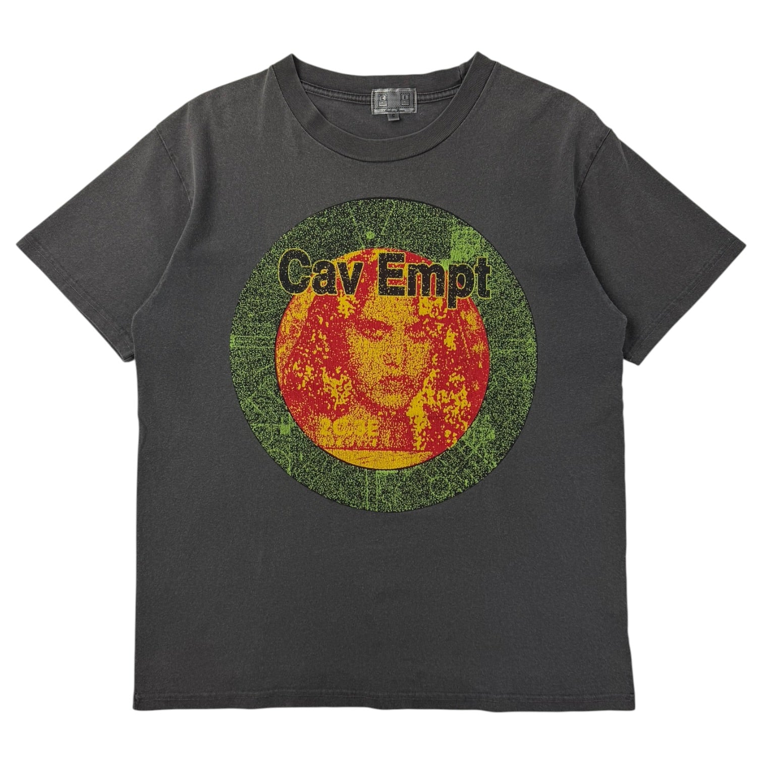 Cav Empt 2C.3E Overdyed T-Shirt Charcoal Grey