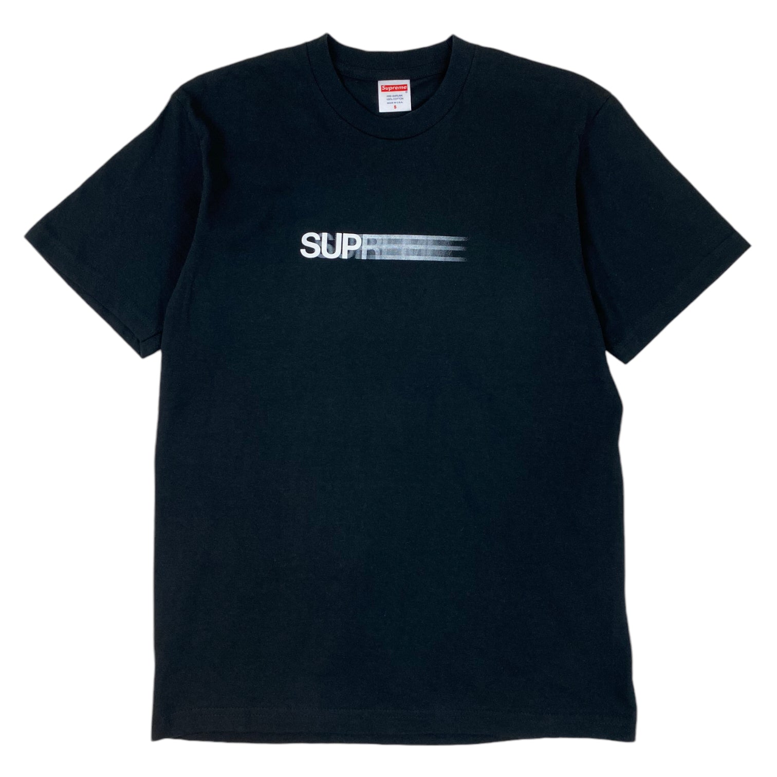 Supreme Motion Logo T-Shirt Black