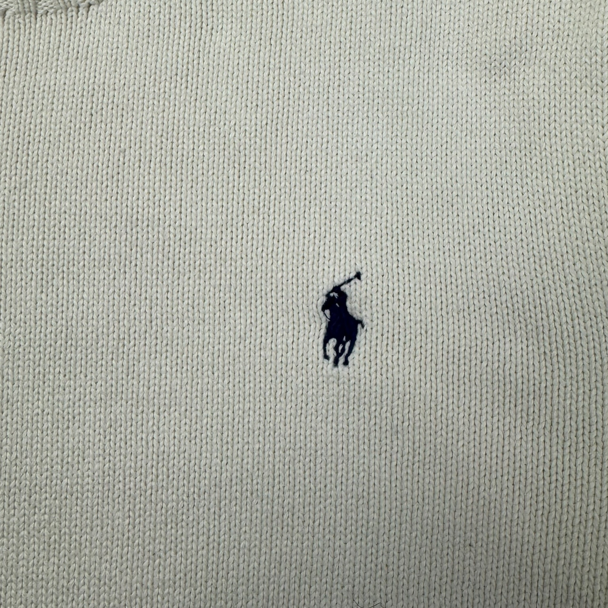 Vintage Polo Ralph Lauren Knit Crewneck White