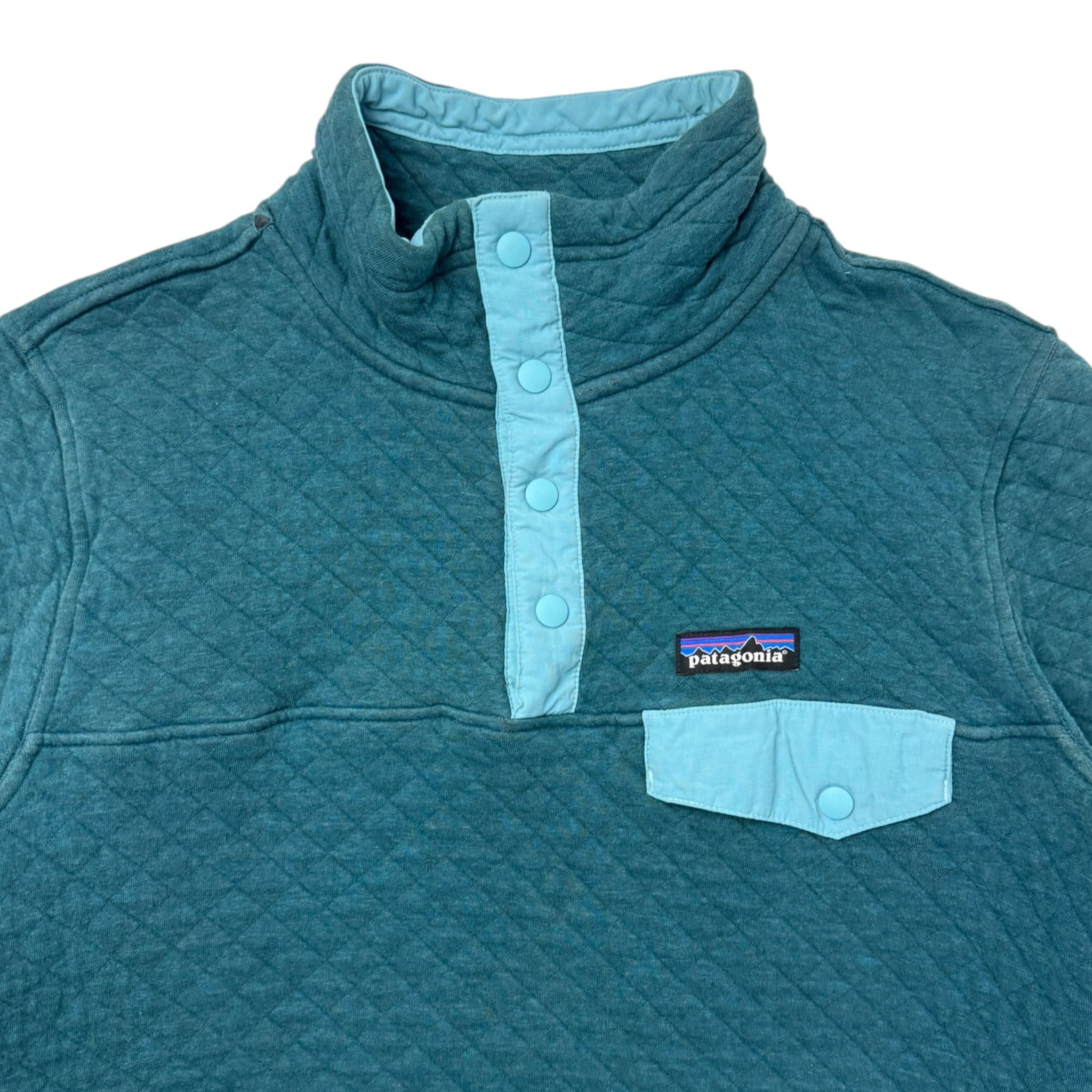 Vintage Patagonia Organic Cotton T-Snap Quilted Sweater
