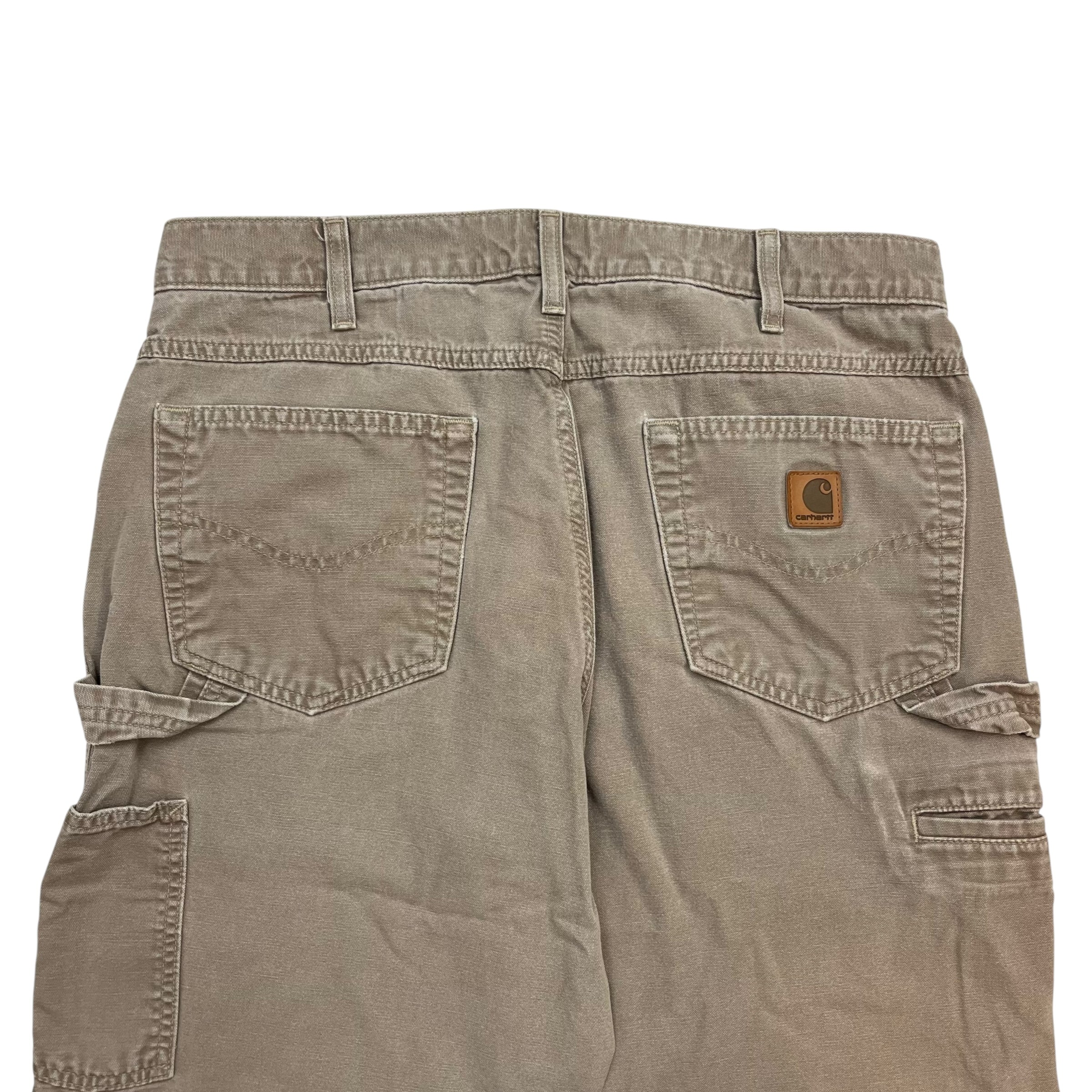 Vintage Carhartt Dungaree Pants Beige