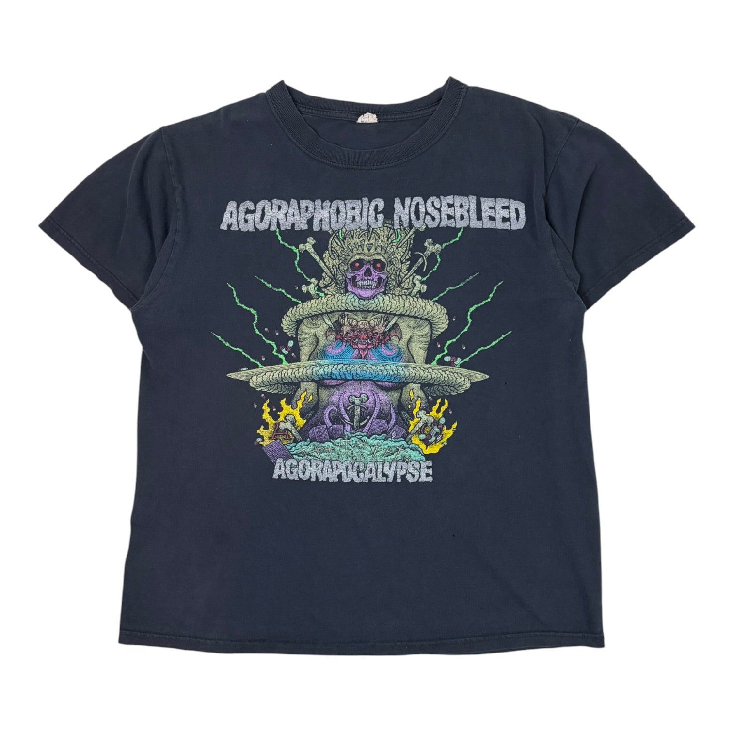 Vintage Agoraphobic Nosebleed T-Shirt Black