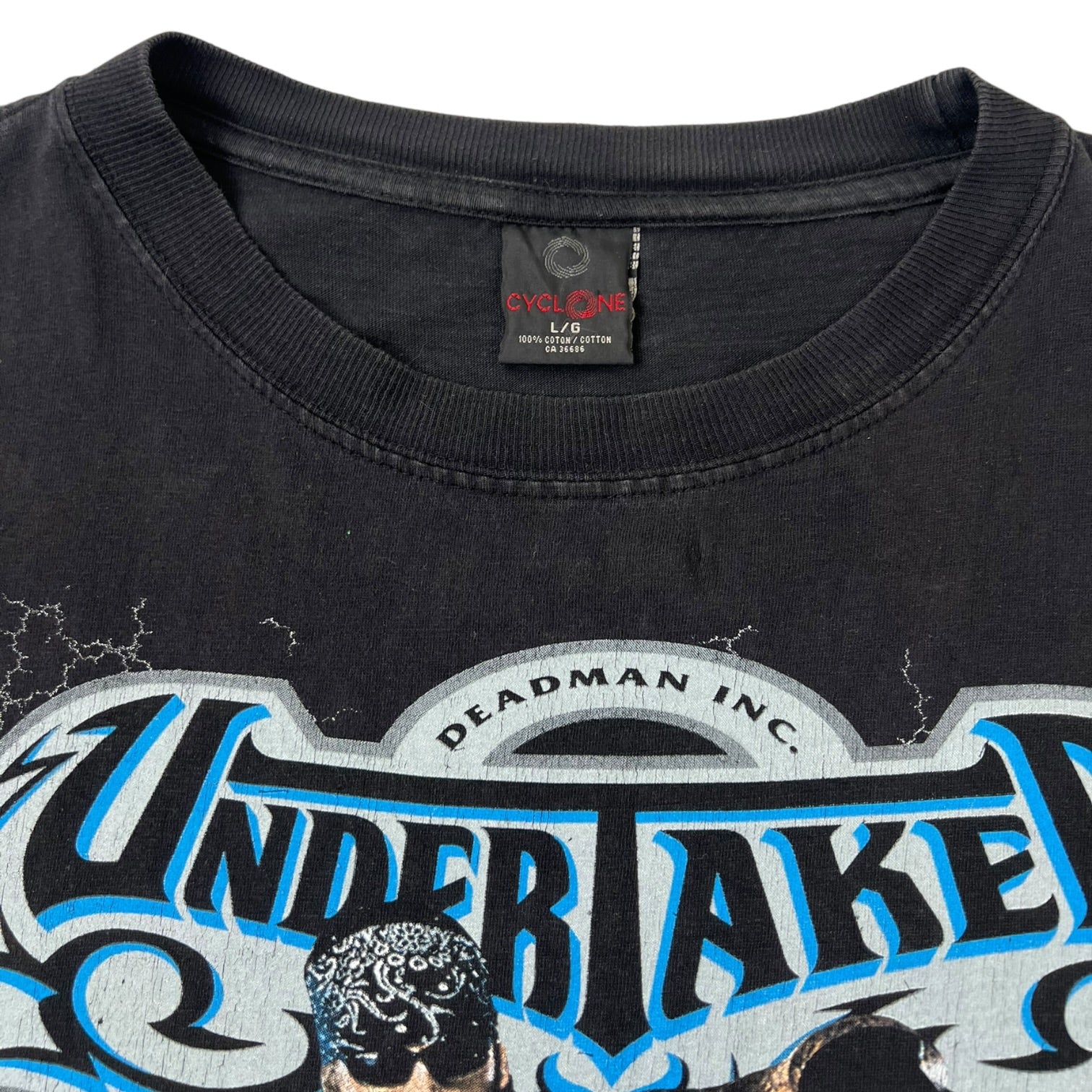 Vintage 2001 WWF The Undertaker “Deadman Inc” Black