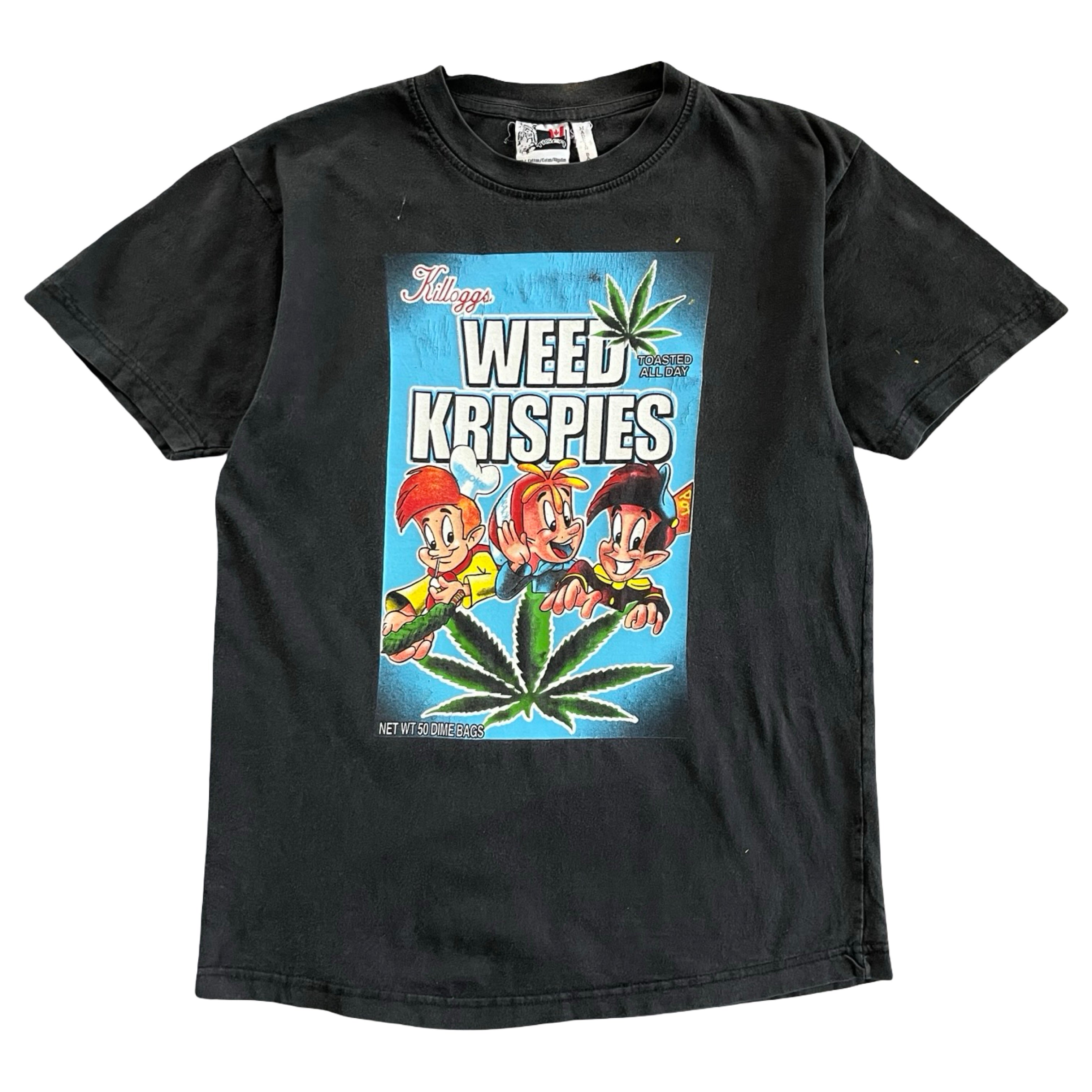 Vintage Weed Krispies Parody Tee