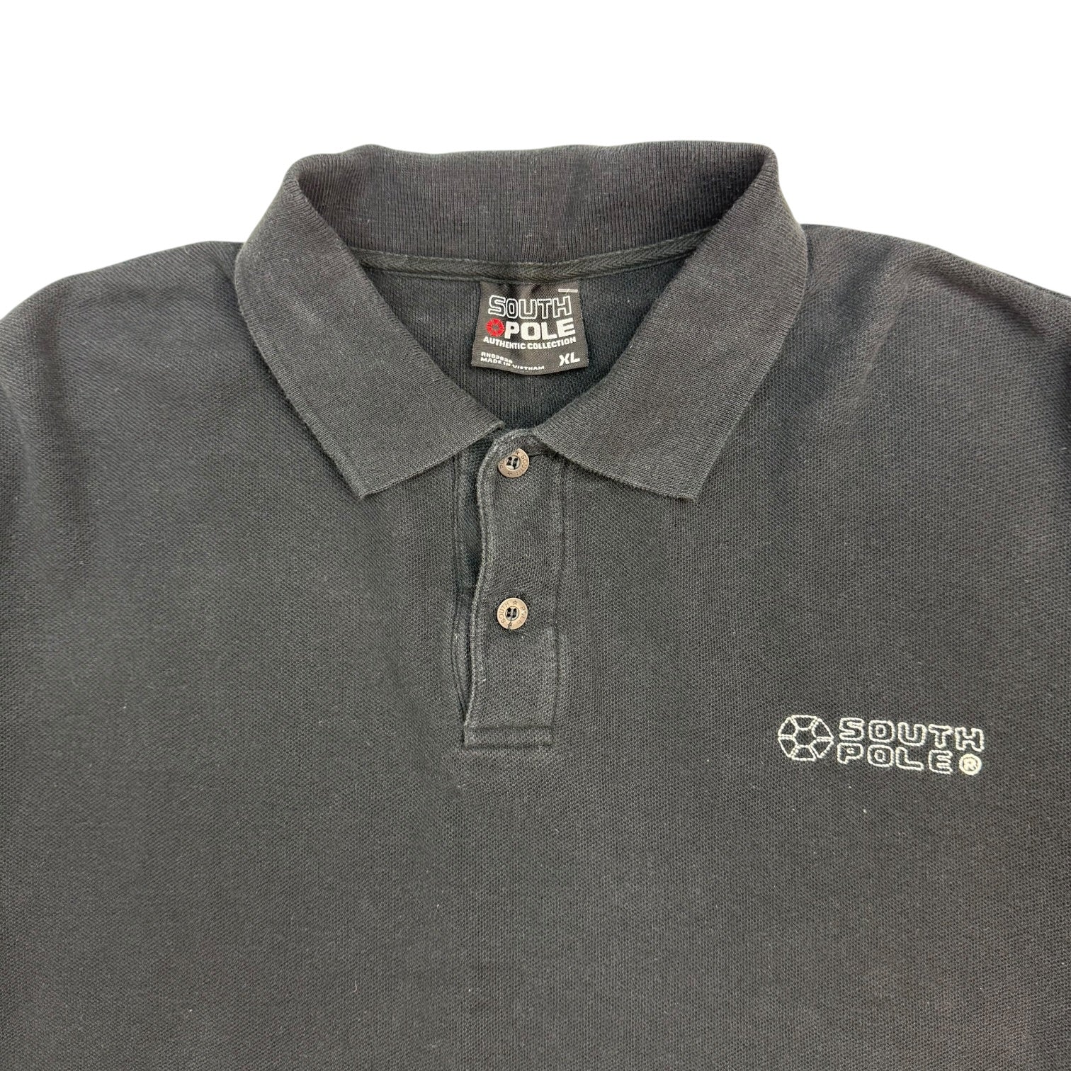 Vintage SouthPole Polo Shirt Black