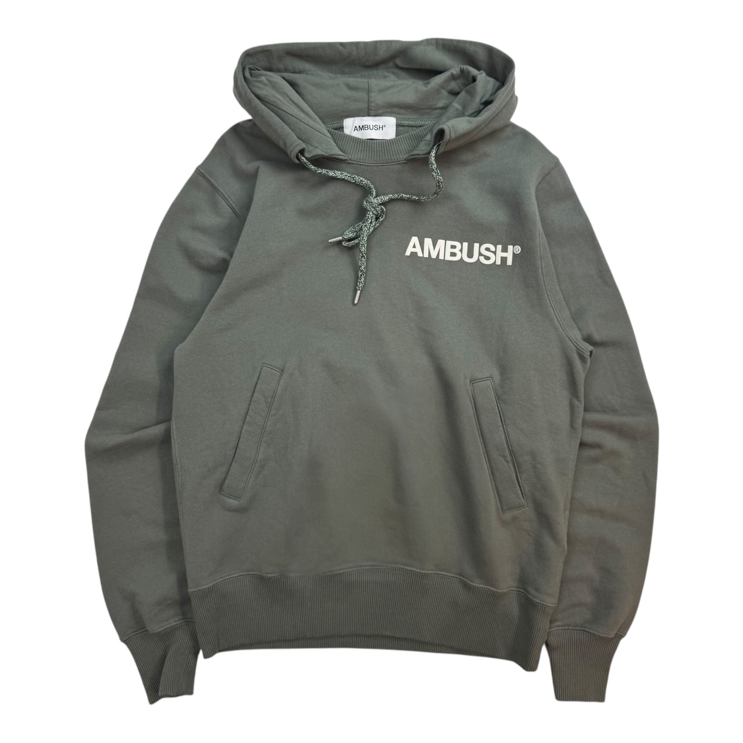 Ambush Logo Hoodie Green