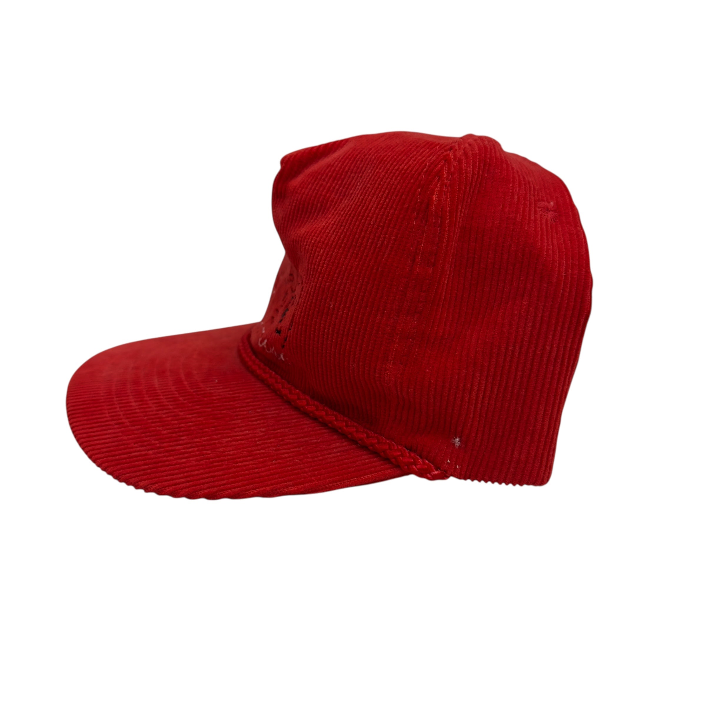 Vintage Mount Rushmore Corduroy Hat Red