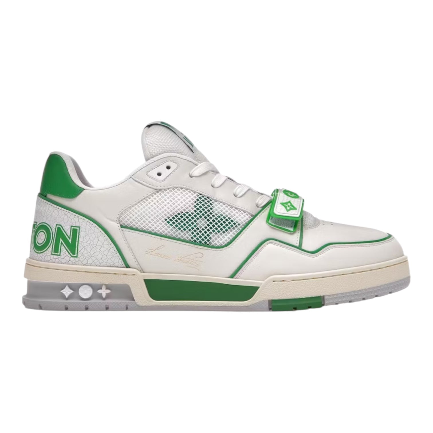 Louis Vuitton Trainer Green Mesh (Used)