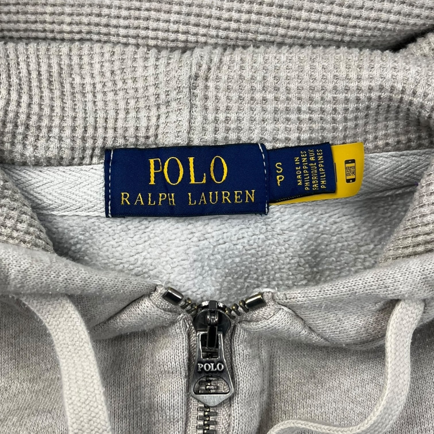 Polo Ralph Lauren Waffle Lined Hood Hoodie Oatmeal