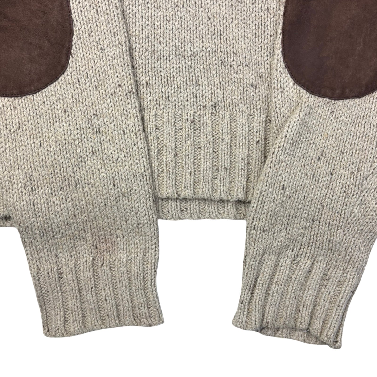 Vintage Polo Ralph Lauren Knit Quarter-Zip Cream