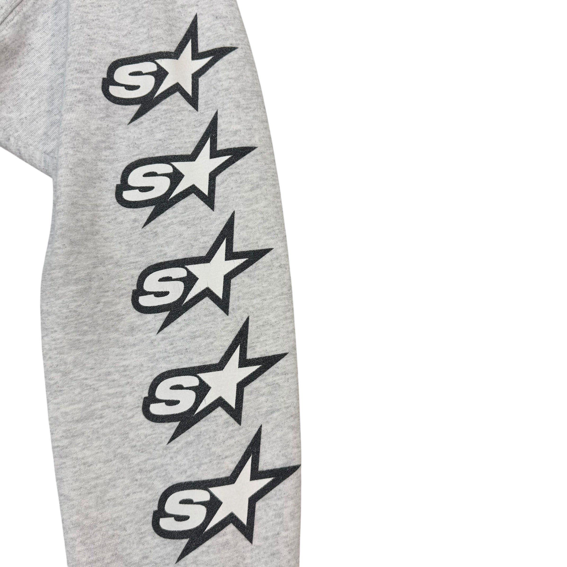 Stussy Speedway Zip Hoodie Ash Heather Grey