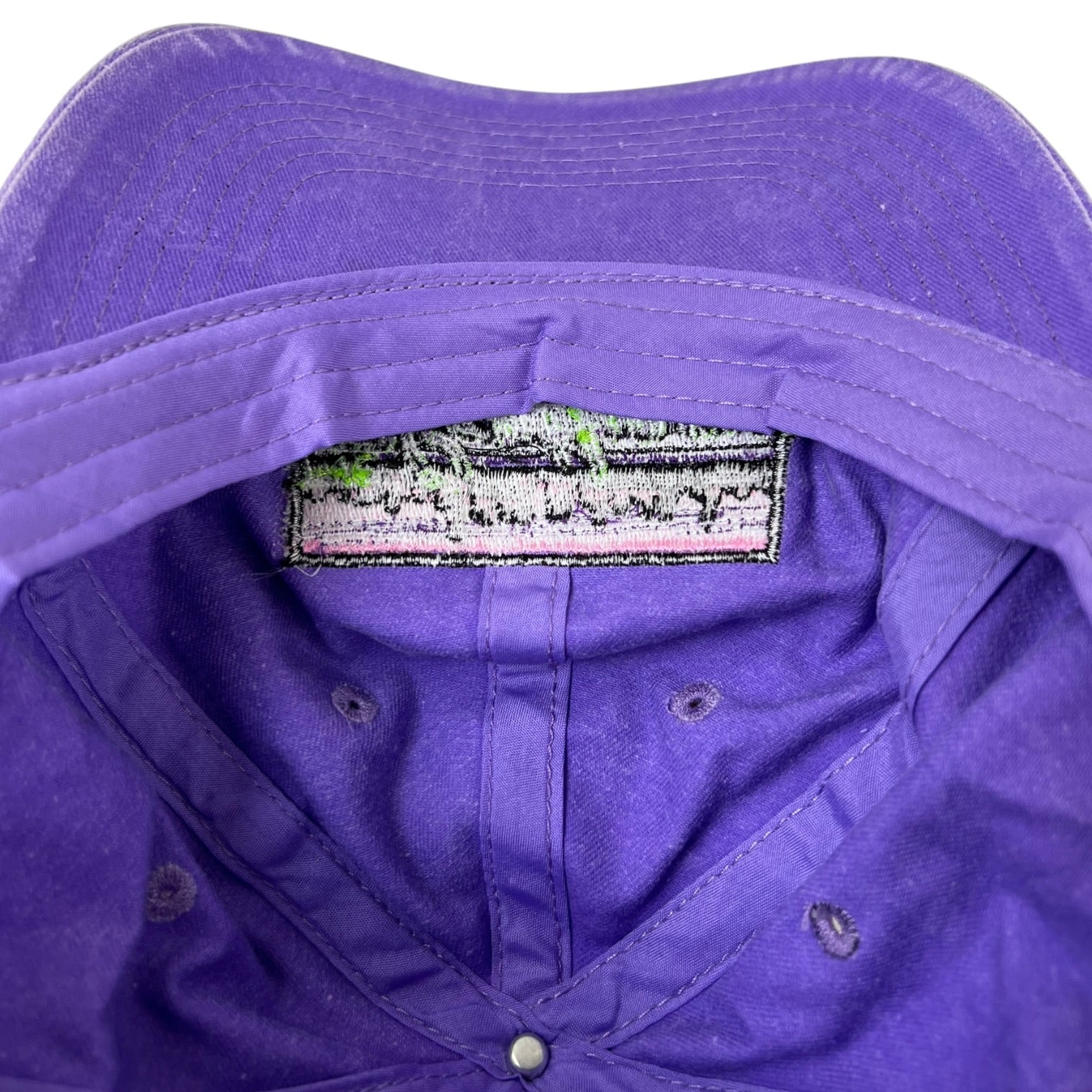 Vintage “Penthouse” Strapback Hat Purple