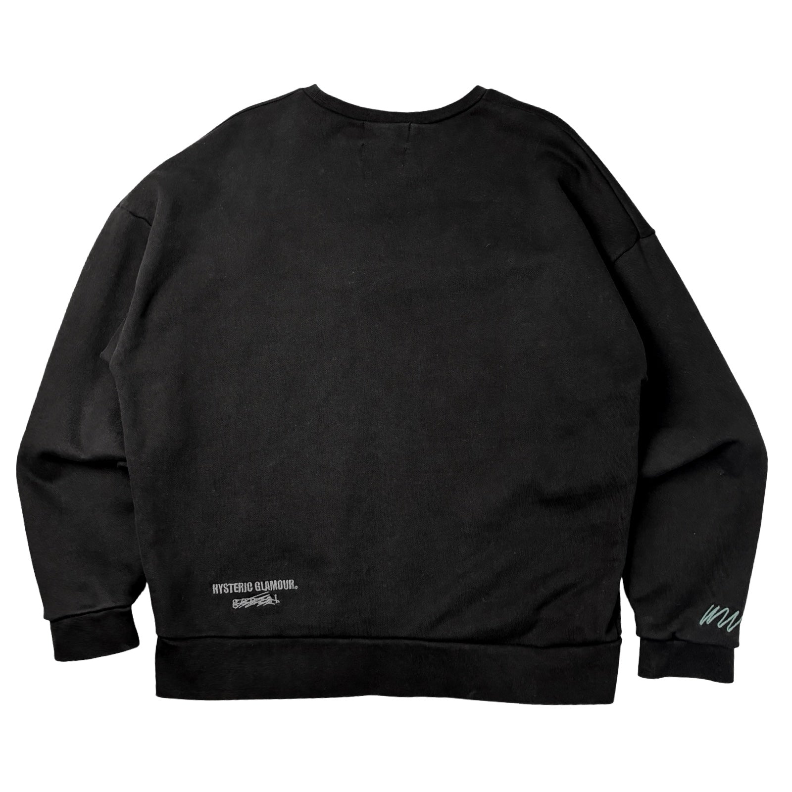 Hysteric Glamour X Genzai Crewneck Black