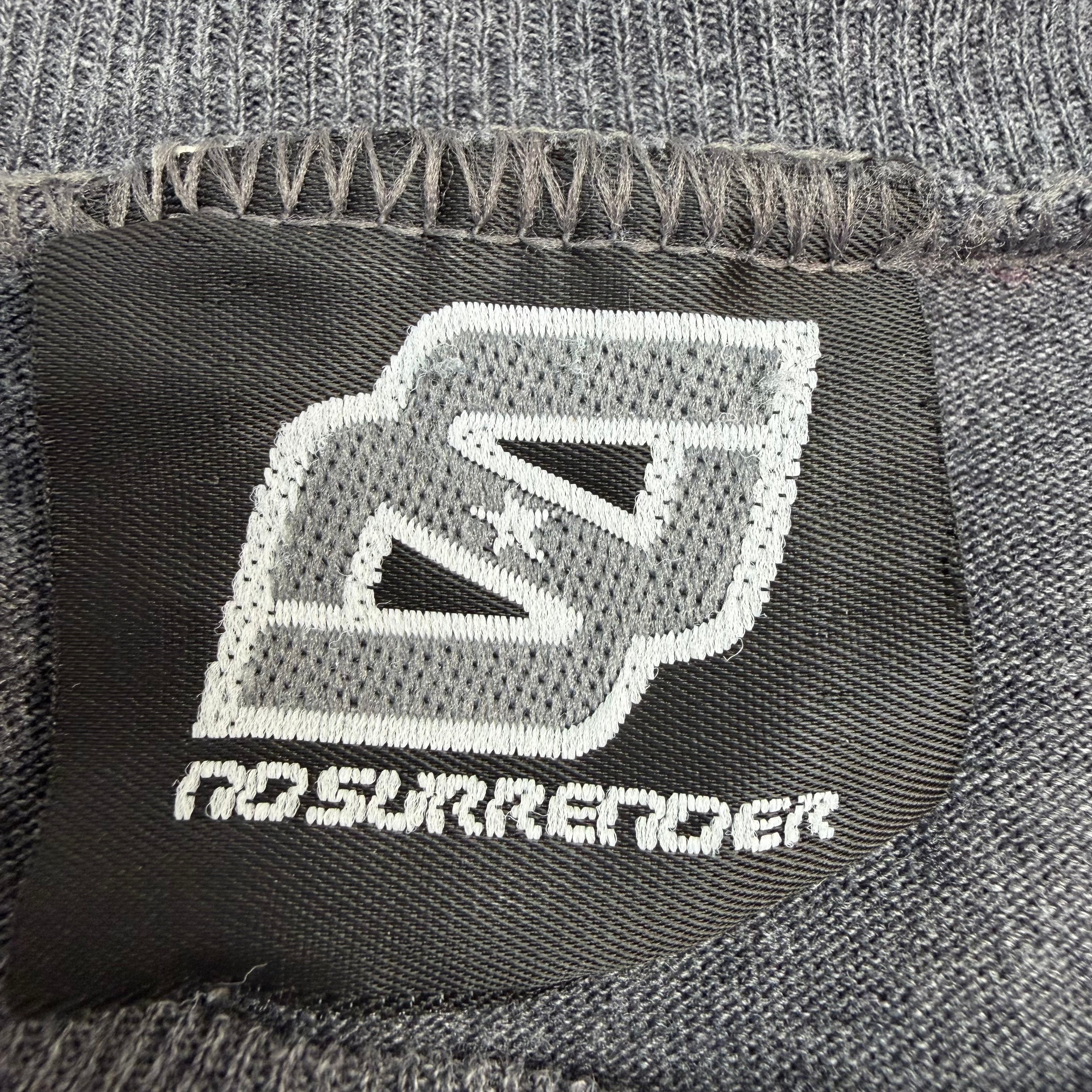 Vintage No Surrender Boarding Longsleeve Tee Grey