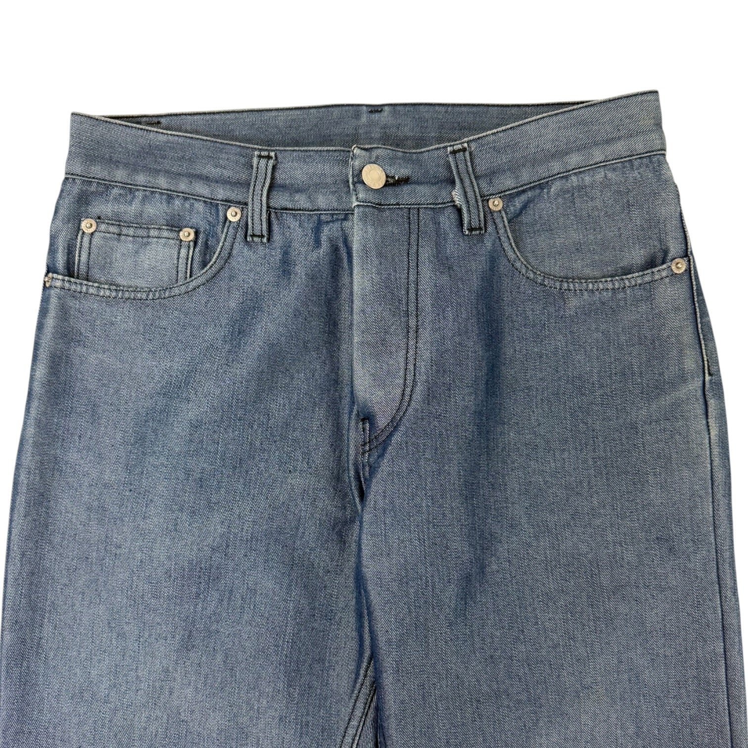 Helmut Lang Over-Dyed Faded Jeans
