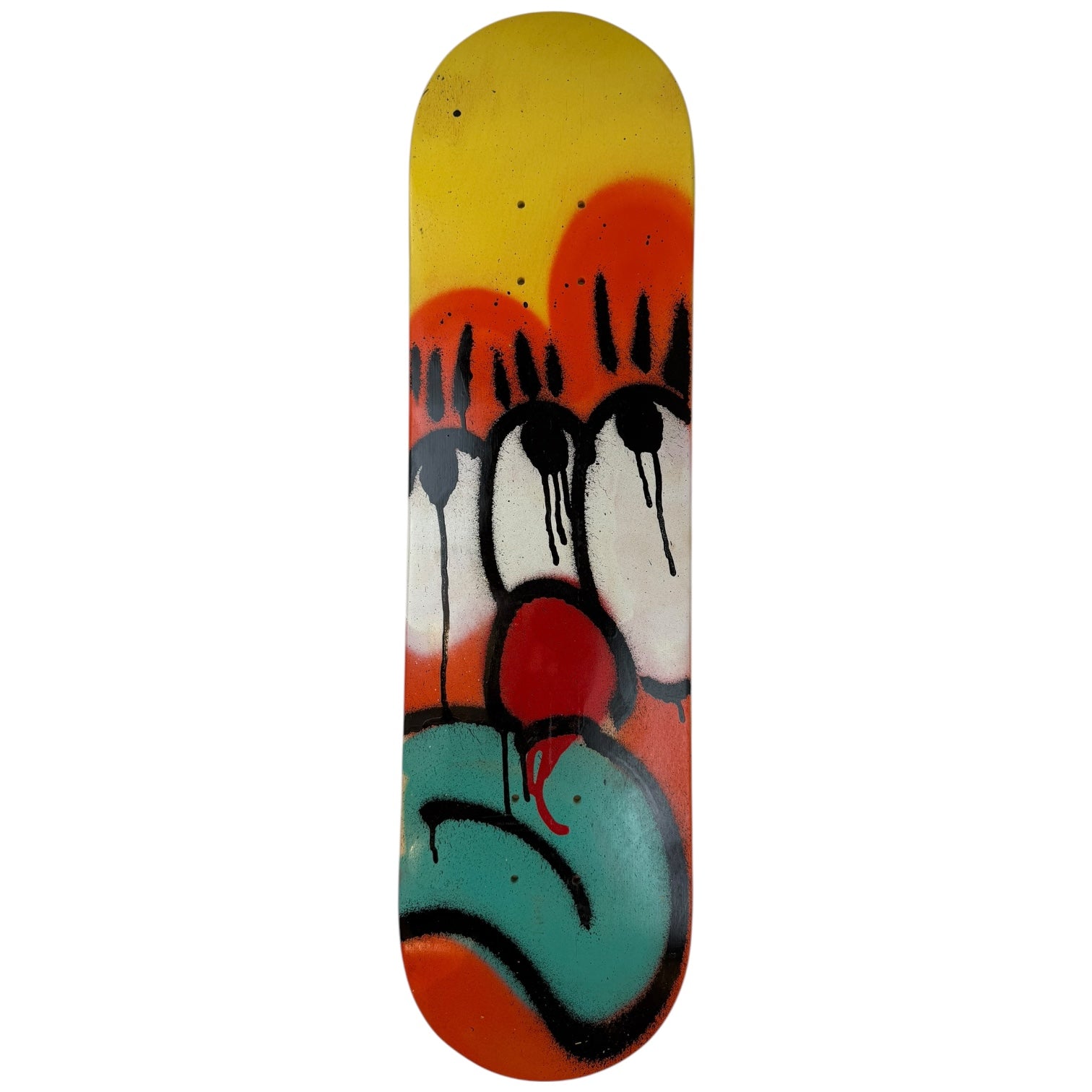 Slawn Skateboard Deck Yellow/Orange