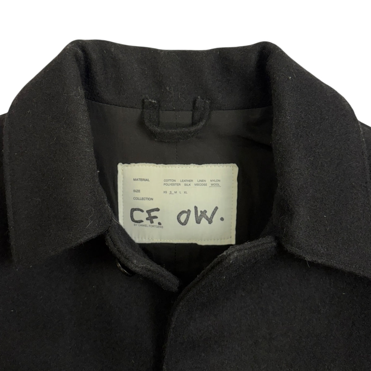 Camiel Fortgens Wool Jacket Black