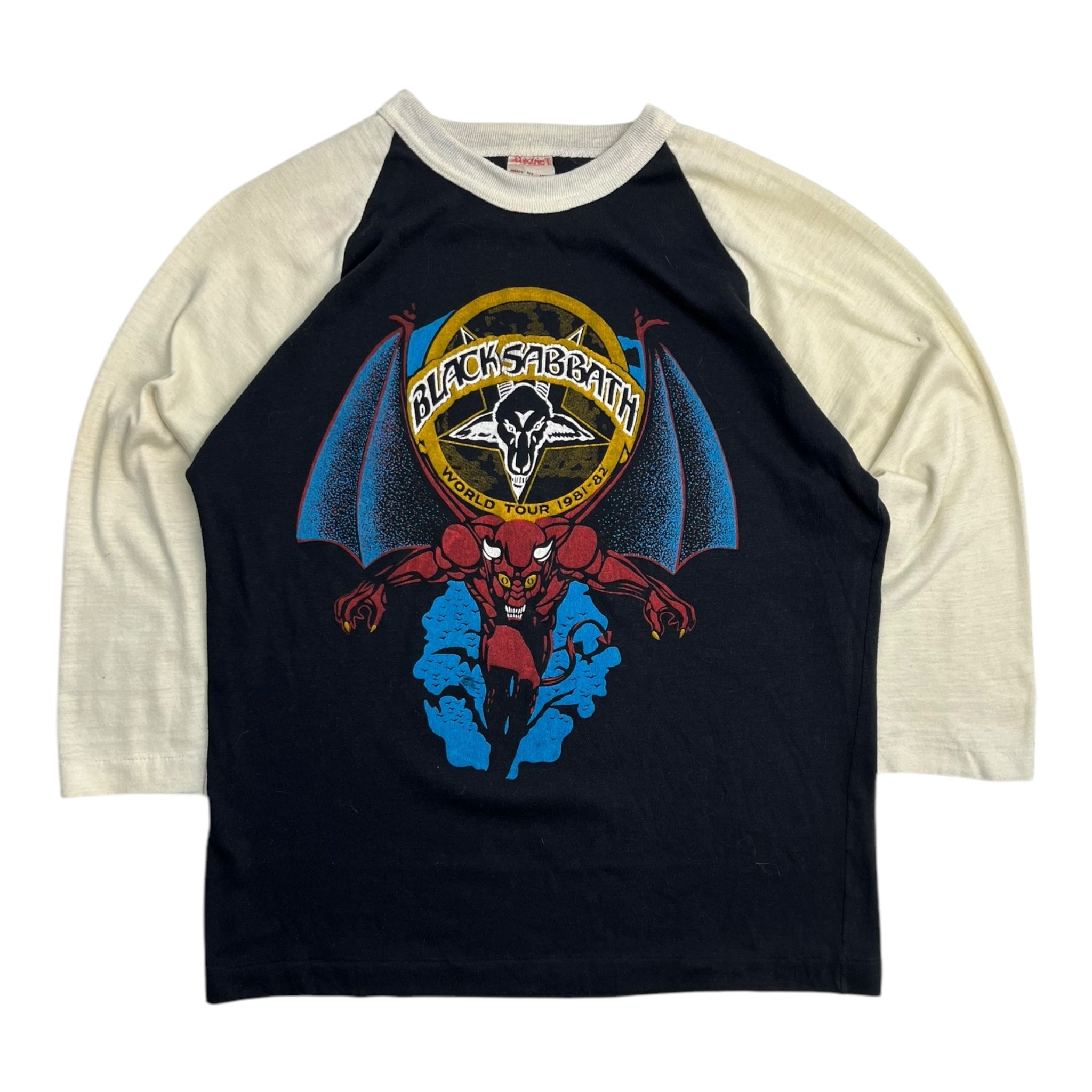 1981 - 82 Black Sabbath World Tour Raglan Shirt