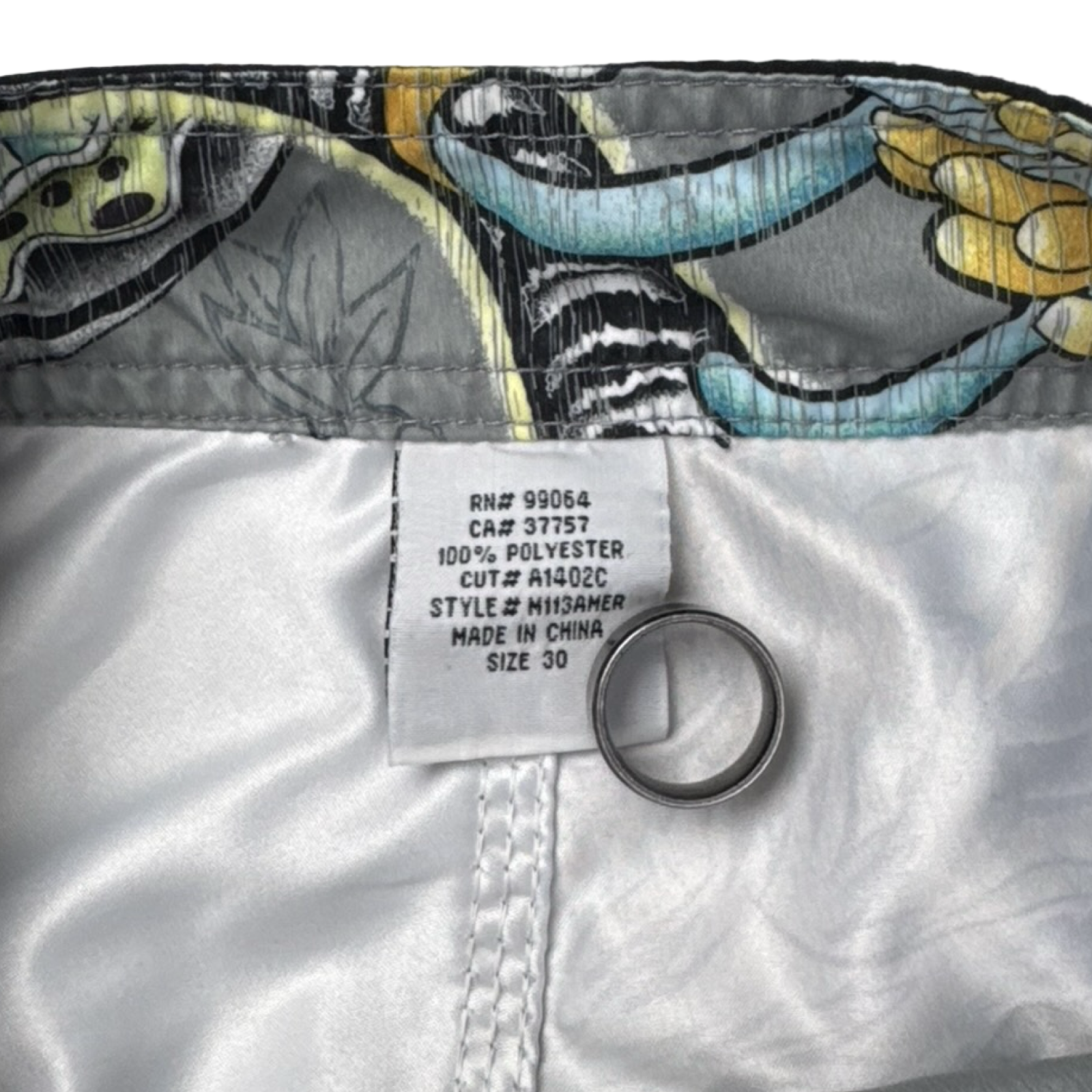 Y2K Billabong Surf Tattoo Board Shorts