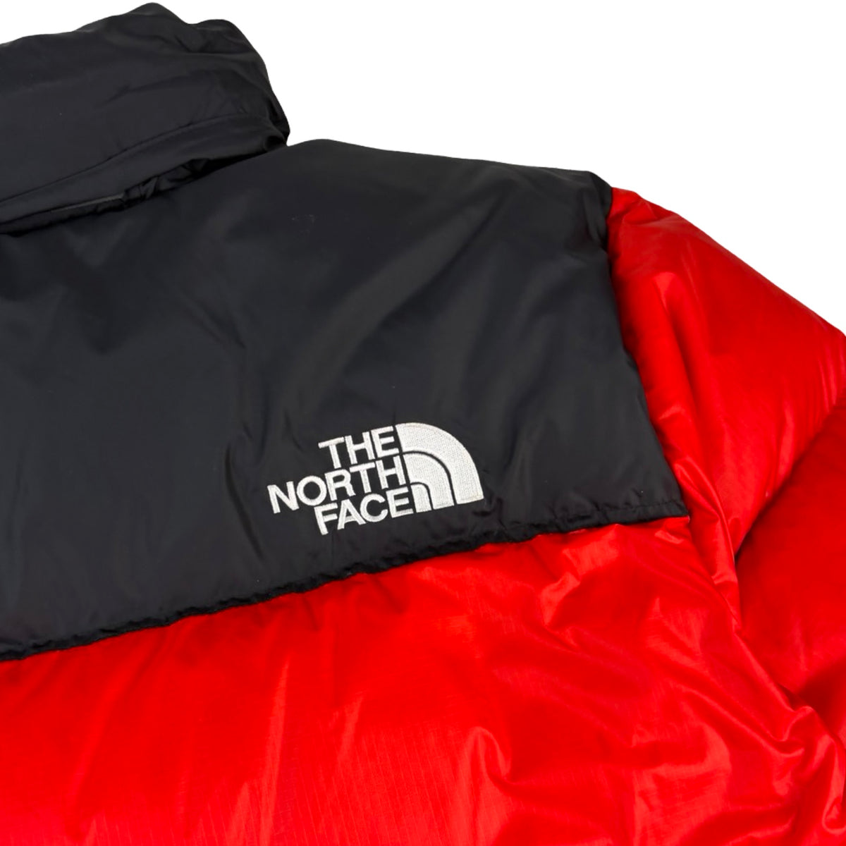 The North Face Nuptse 700 Down Fill Puffer Jacket Red