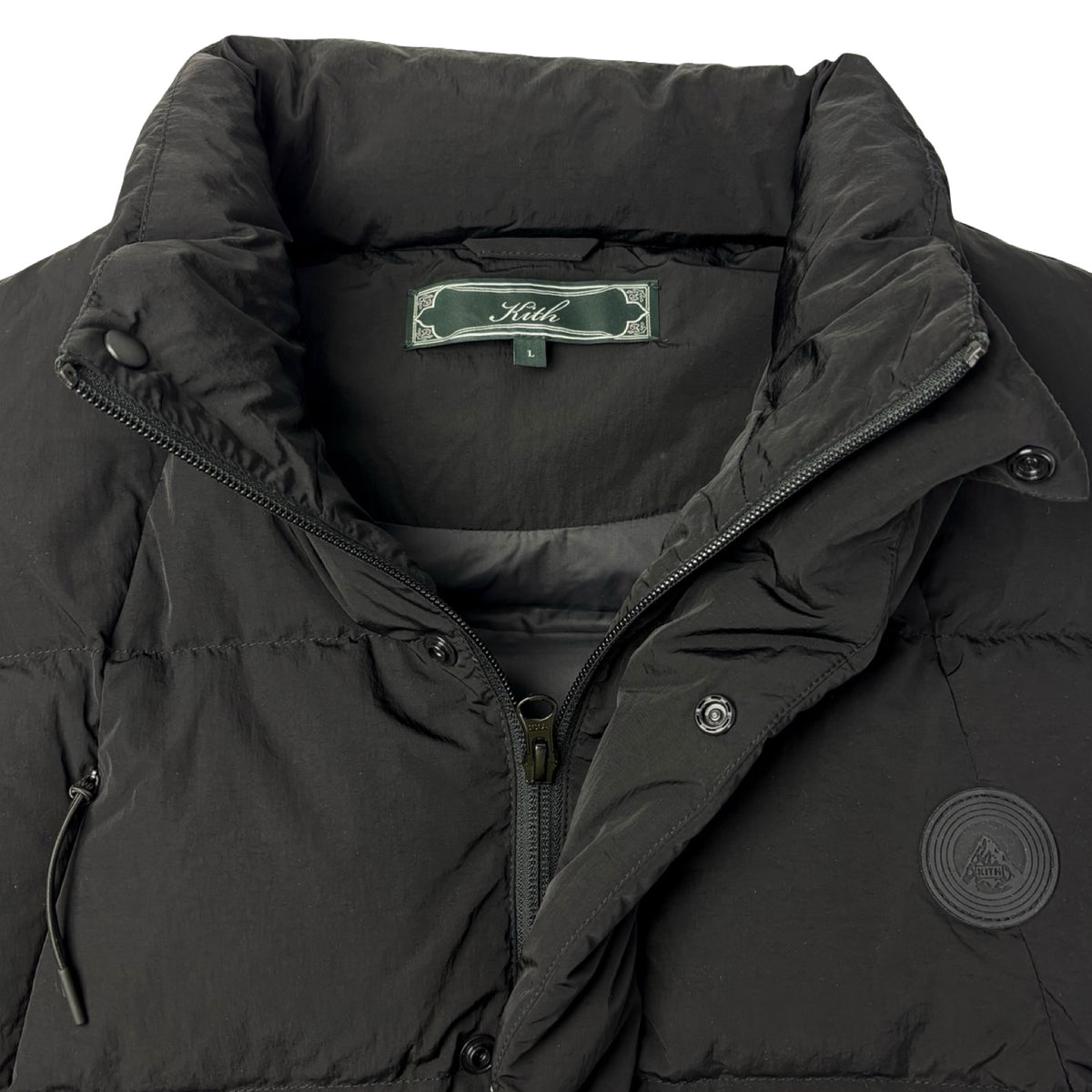 Kith Wrinkle Nylon Midi Vest Black