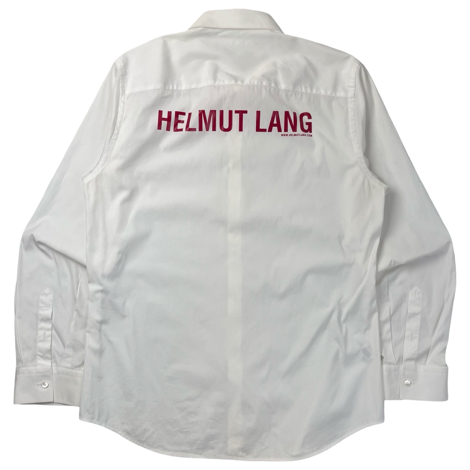Helmut Lang Crimson Logo Shirt