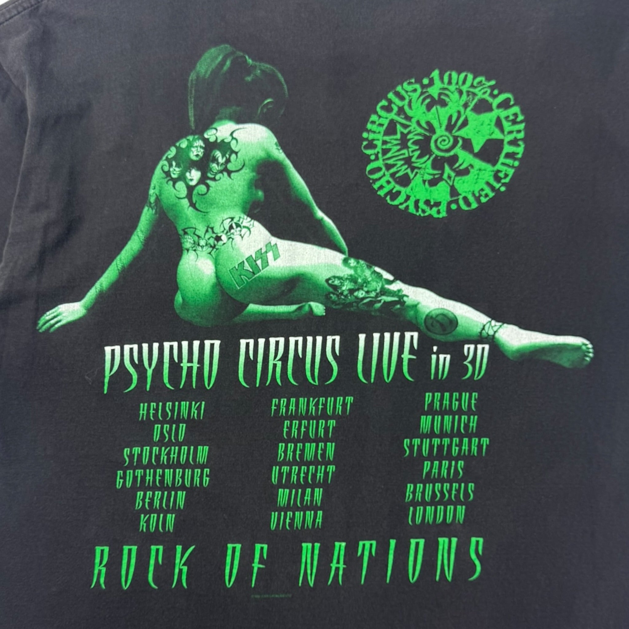1998 Kiss ‘Psycho Circus’ Live In 3D T-Shirt
